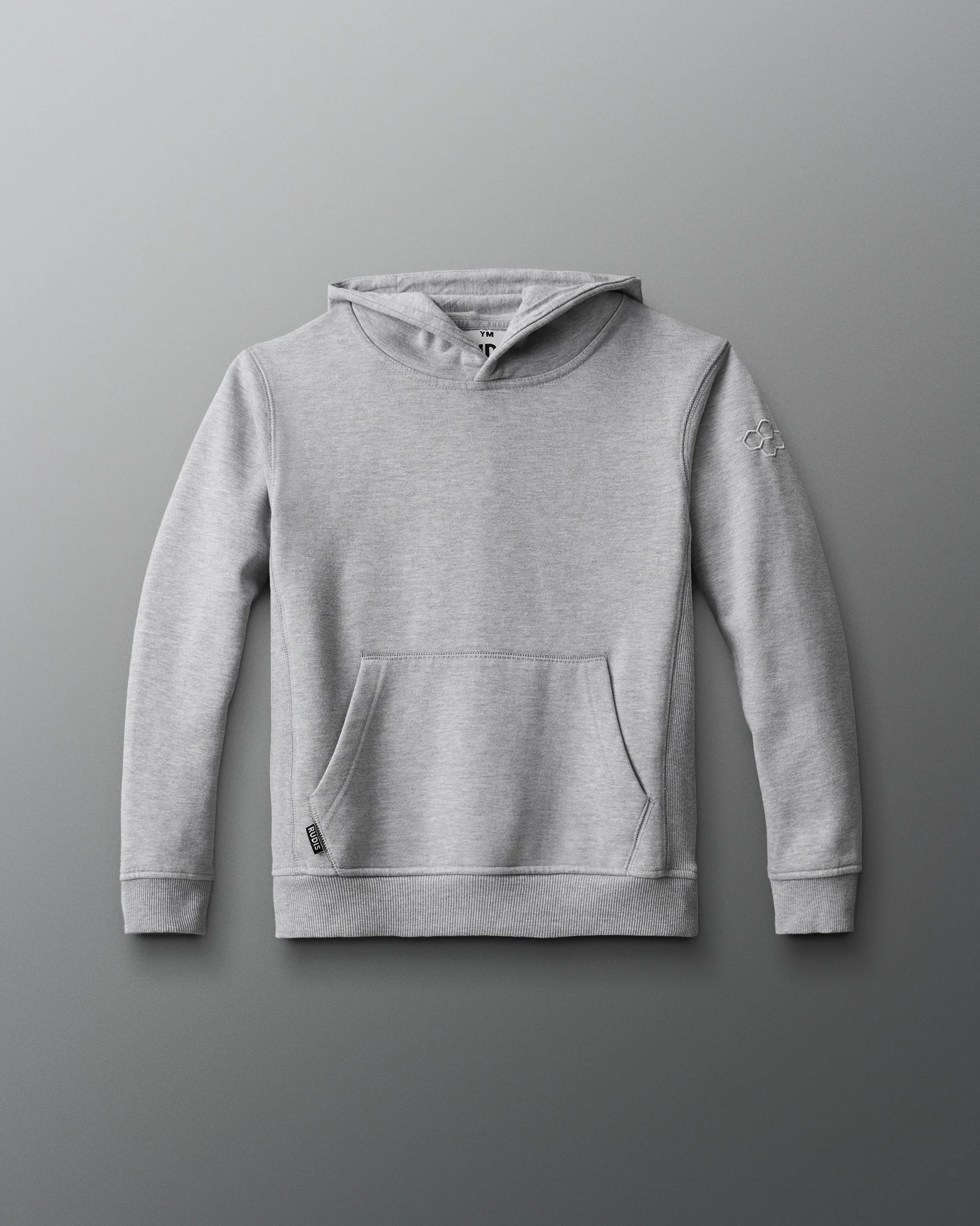 RUDIS Titan Heavyweight Fleece Youth Hoodie - Athletic Gray
