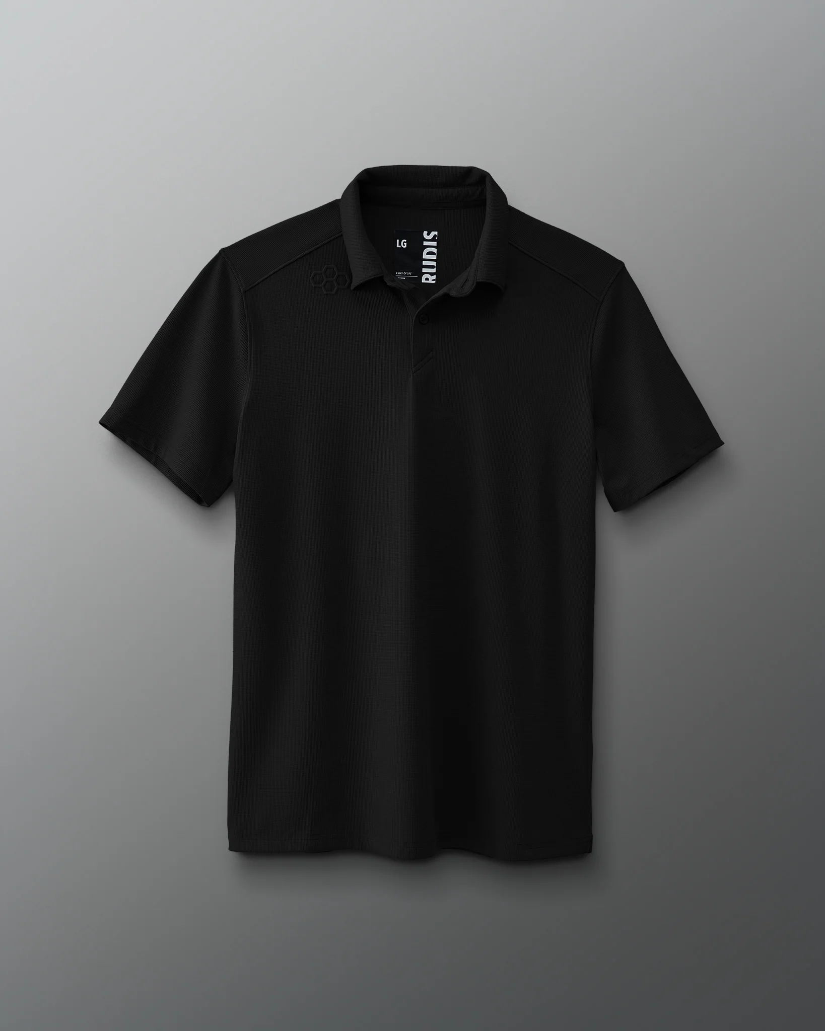 RUDIS Women's Go-To Hex Polo - Black