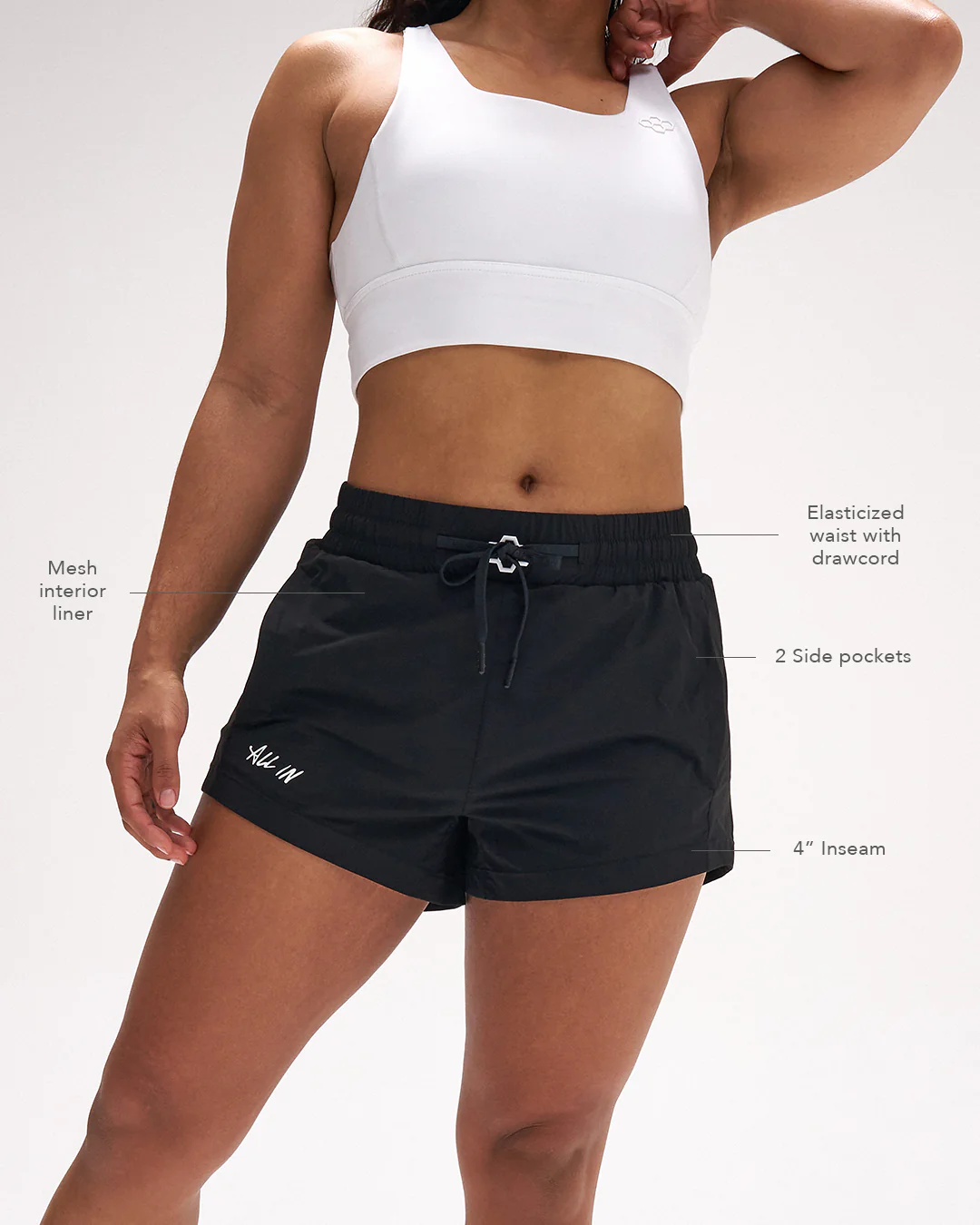 RUDIS Women's Movement 3" Shorts - Image 4