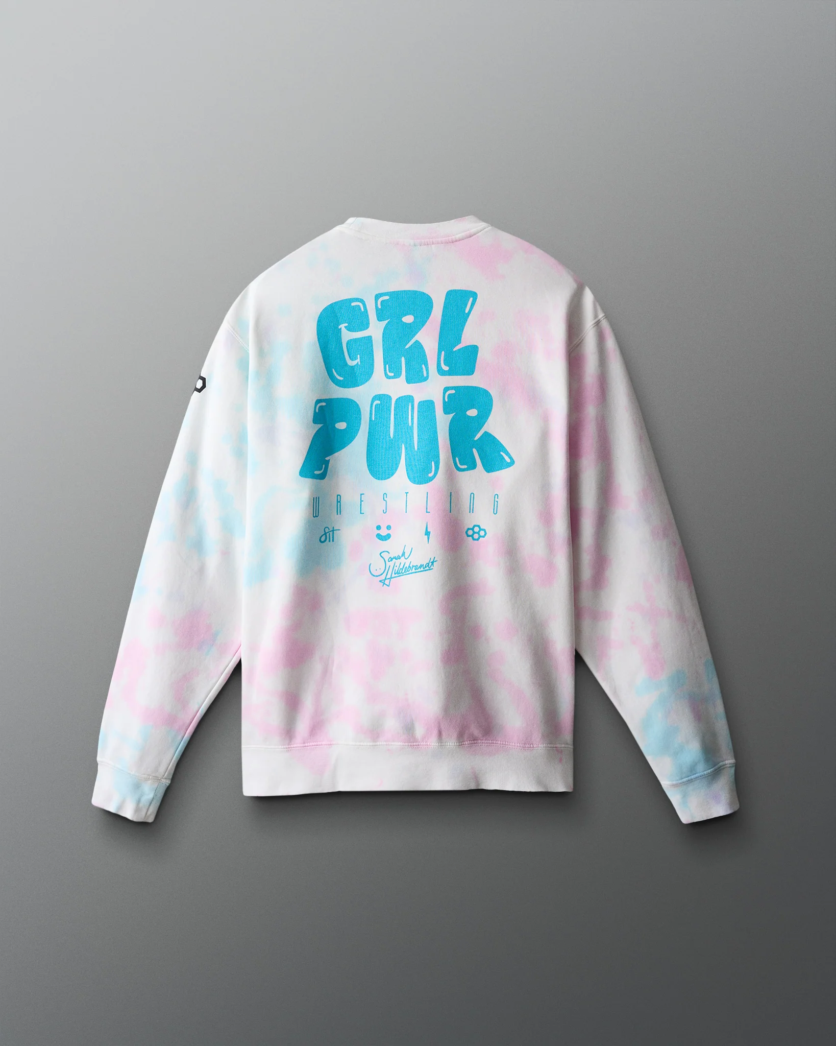 SH Girl Power Adult Tie-Dye Crewneck - Image 3