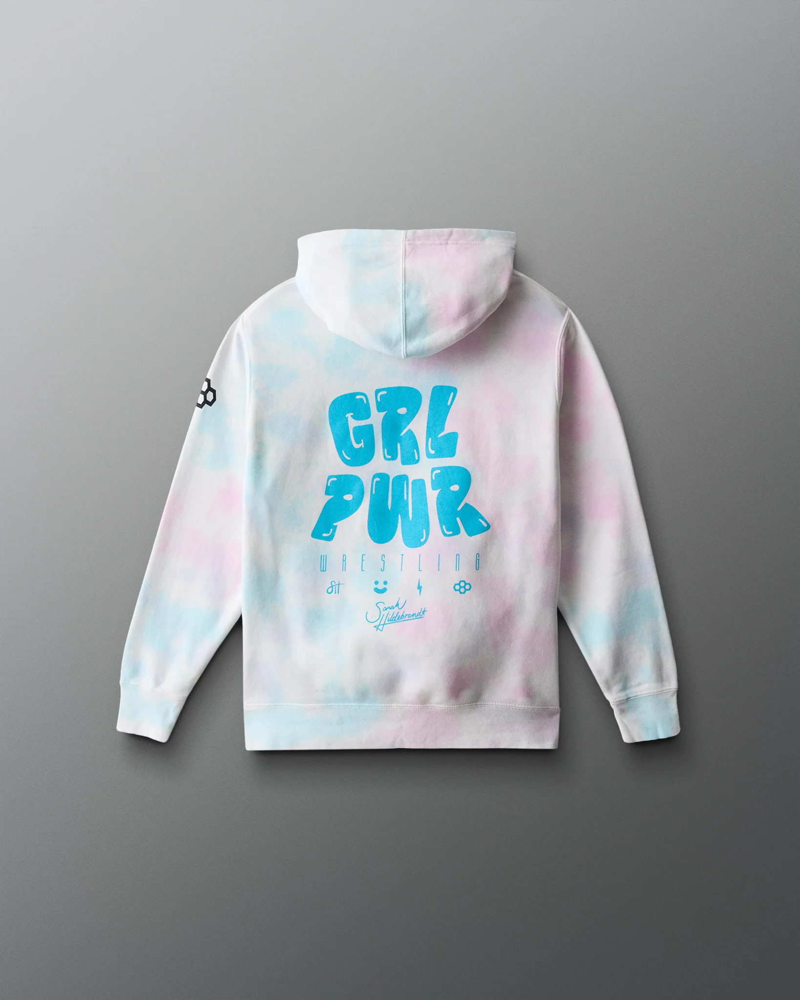 SH Girl Power Youth Tie-Dye Hoodie - Image 3