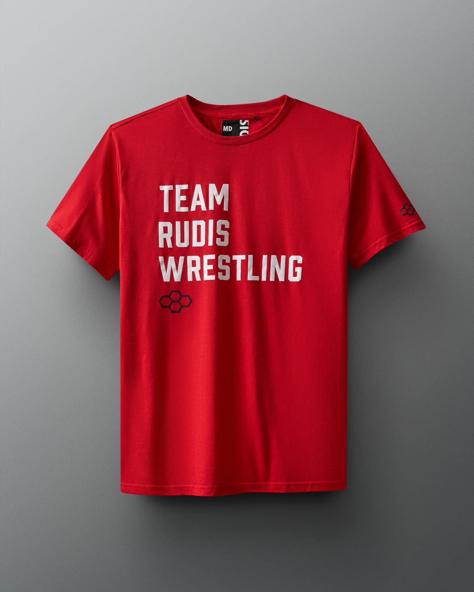 Team RUDIS Wrestling Stacked T-Shirt - Image 4