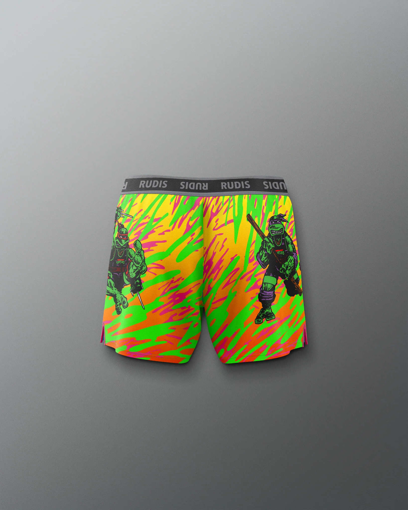 TMNT Ooze Girl's Sublimated Shorts - Image 2