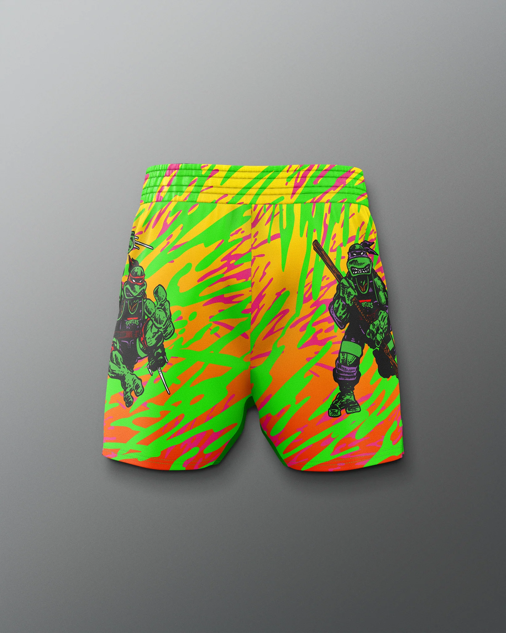 TMNT Ooze Sublimated Shorts - Image 2