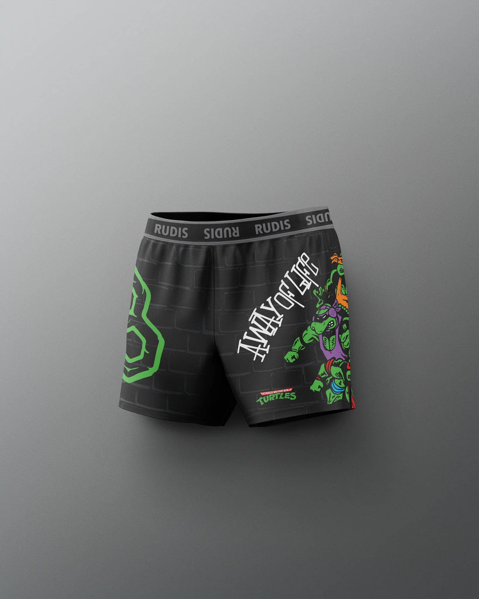 TMNT Underground Girl's Sublimated Shorts - Image 4