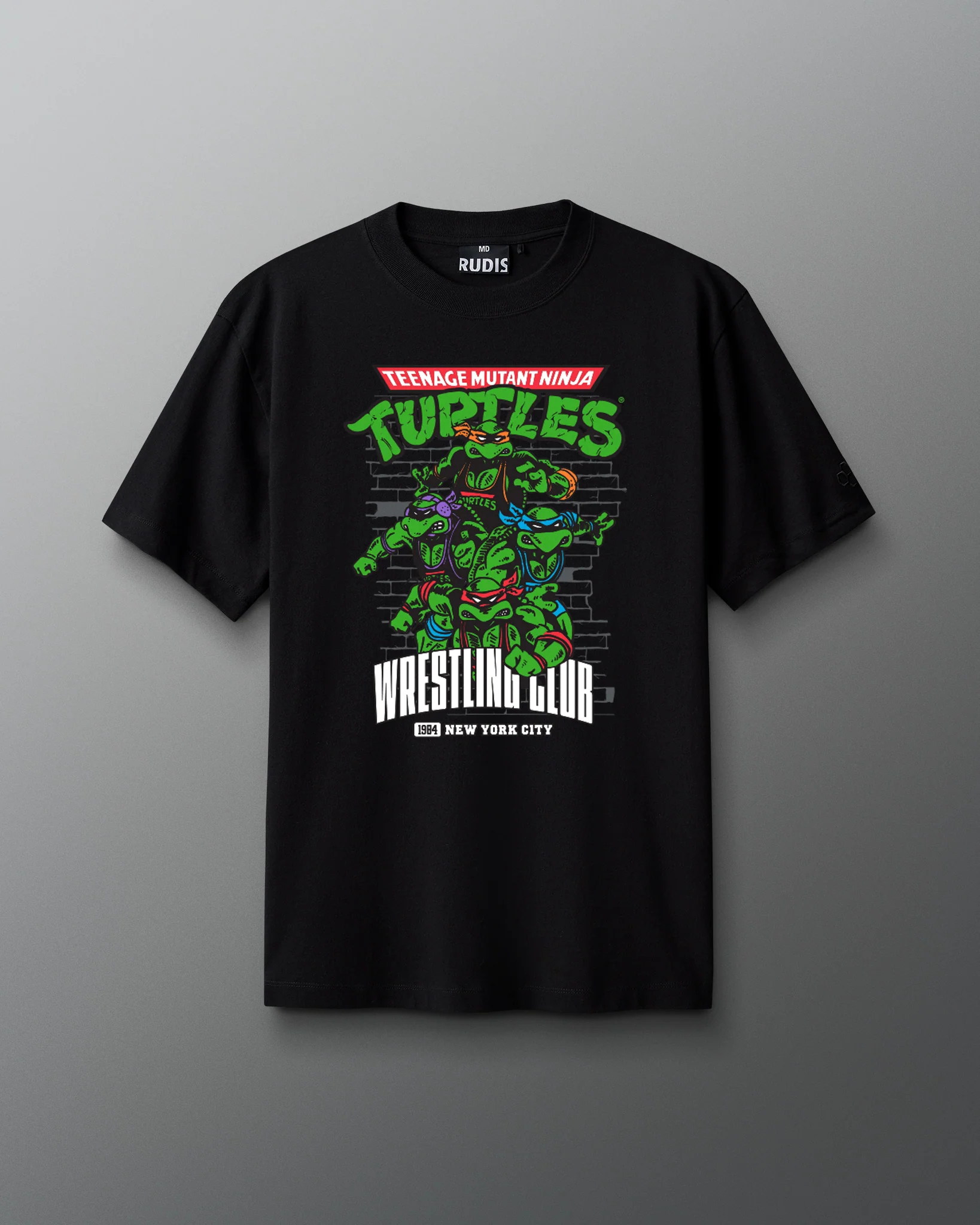 TMNT Wrestling Club Heavyweight T-Shirt