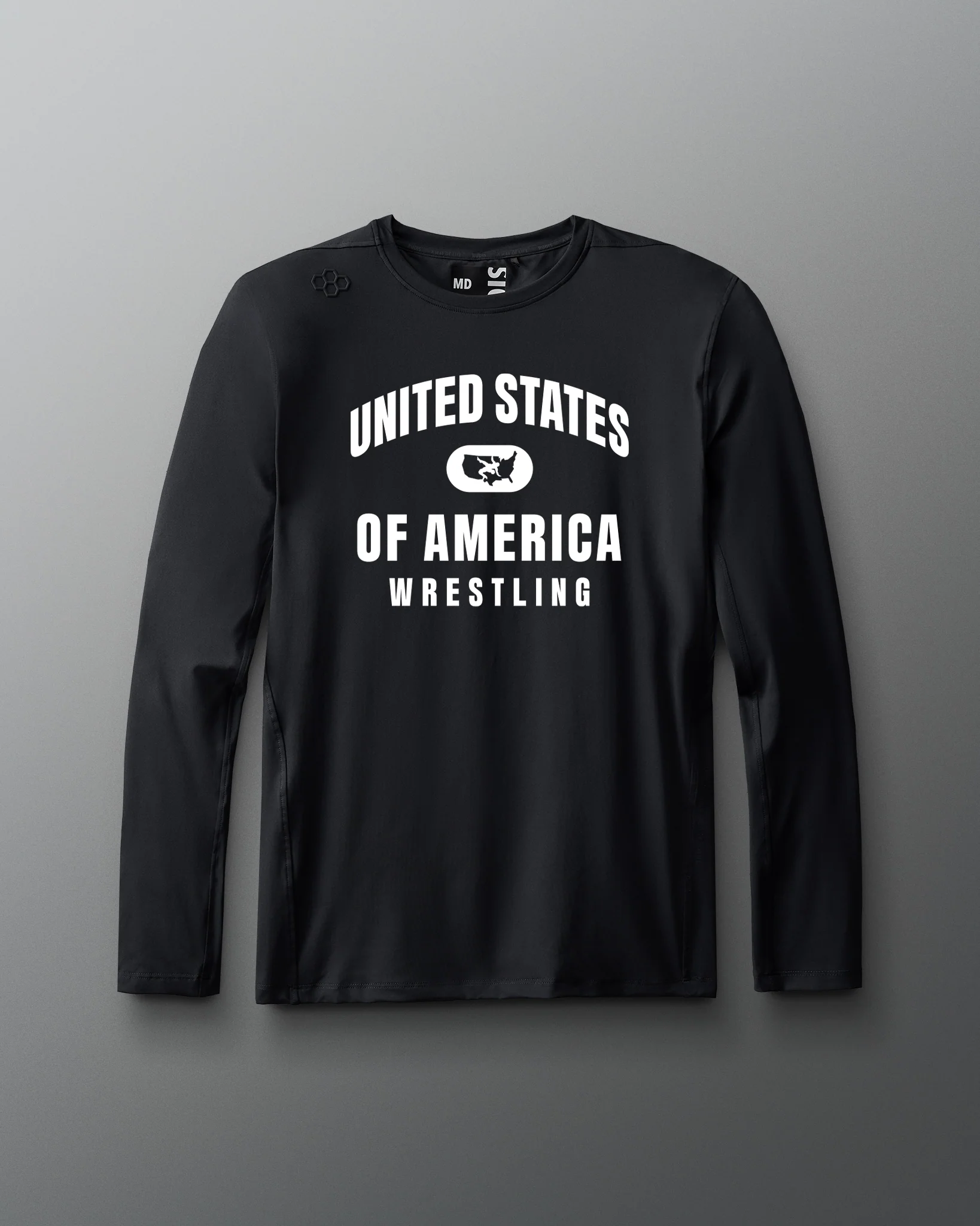 United States of America Wrestling Performance Long Sleeve - Image 2