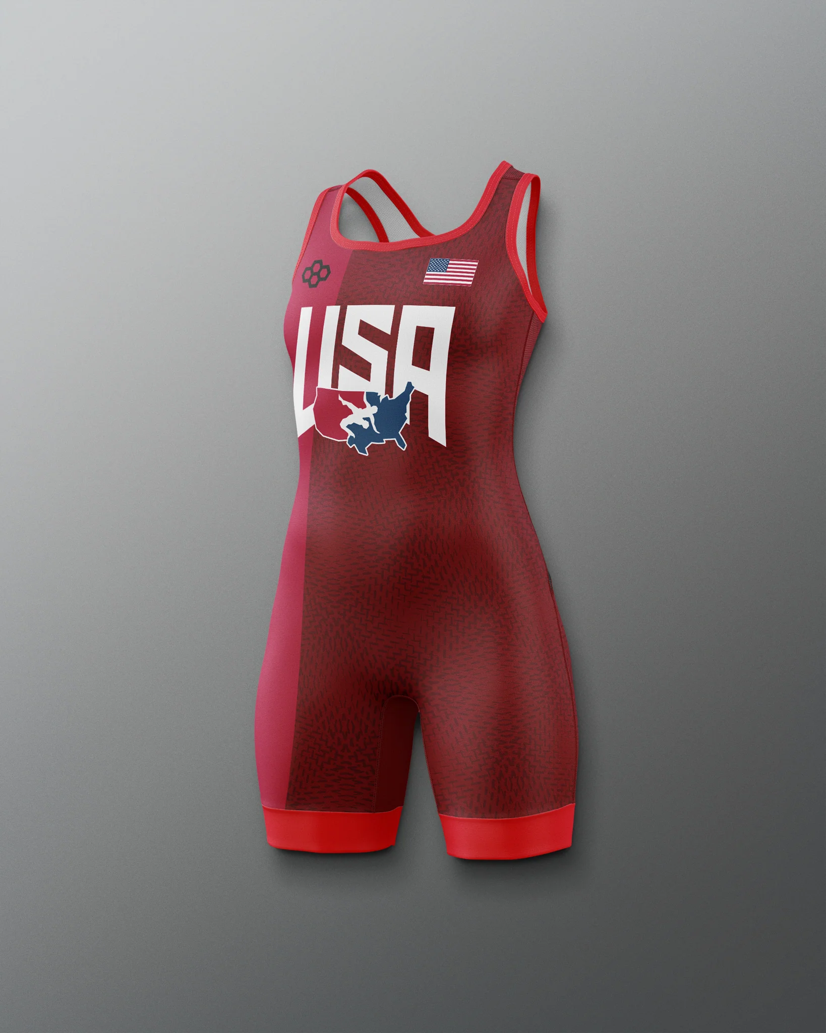 USA Dash Icon Girl's 2.0 Elite Singlet - Image 2