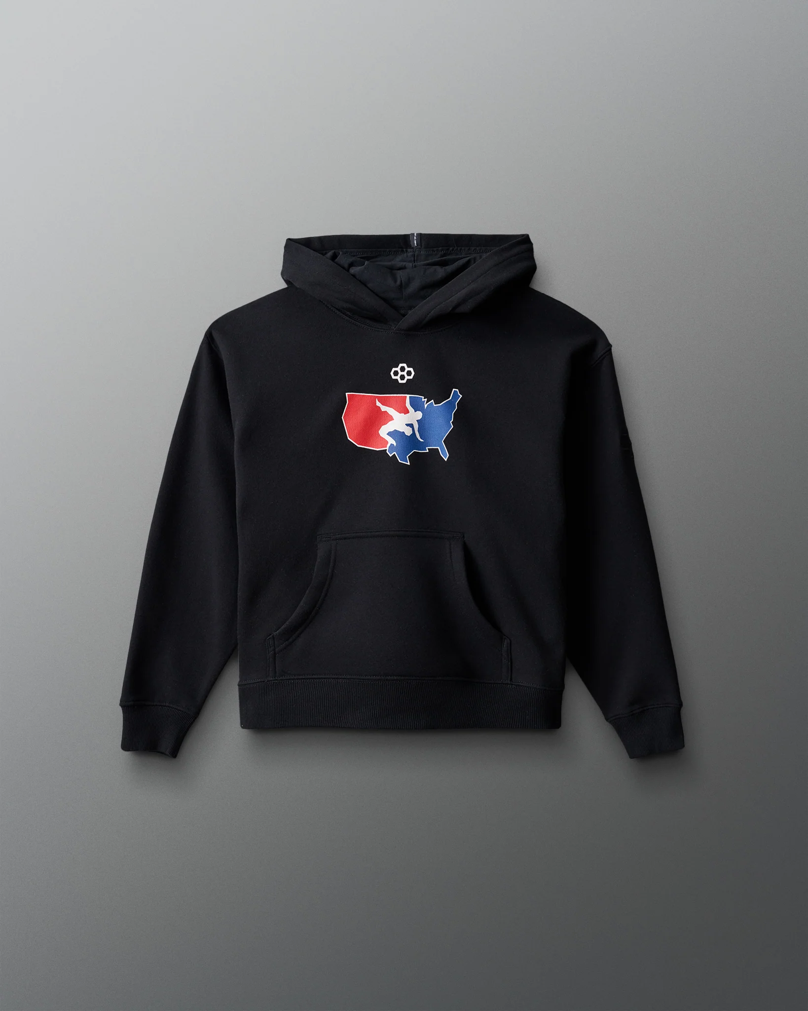 USA Wrestling Youth Comfort Fleece Relaxed Fit Hoodie - Image 2