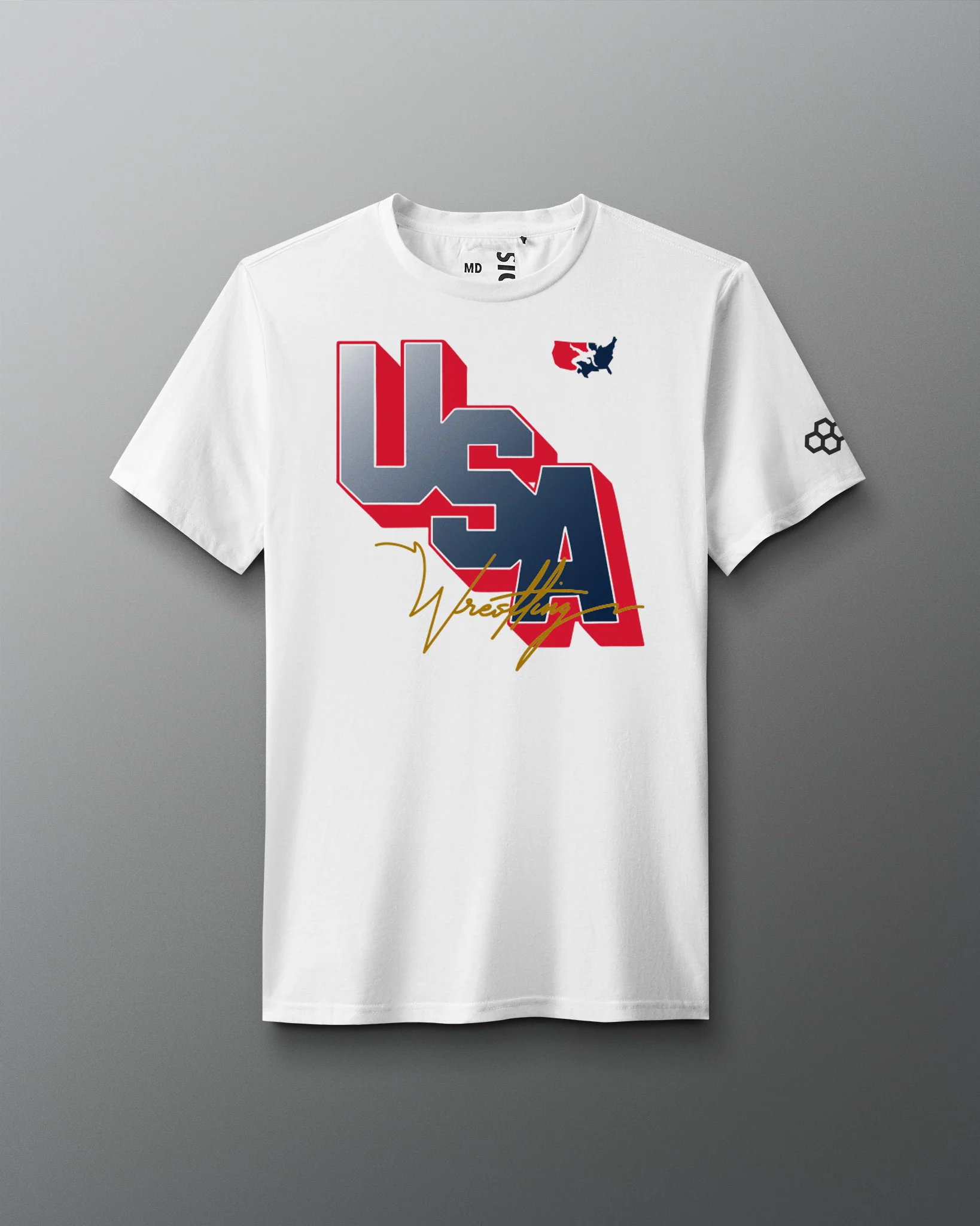 USA Wrestling Block Elite Super Soft T-Shirt