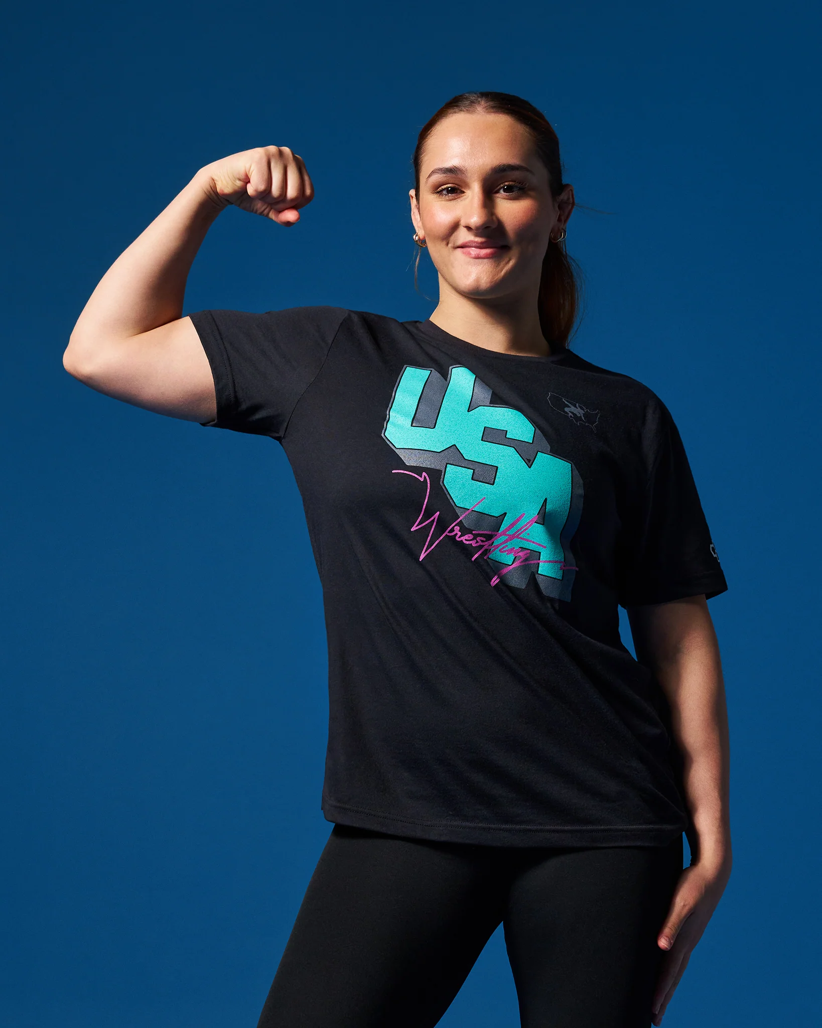 USA Wrestling Block Elite Super Soft T-Shirt - Image 4