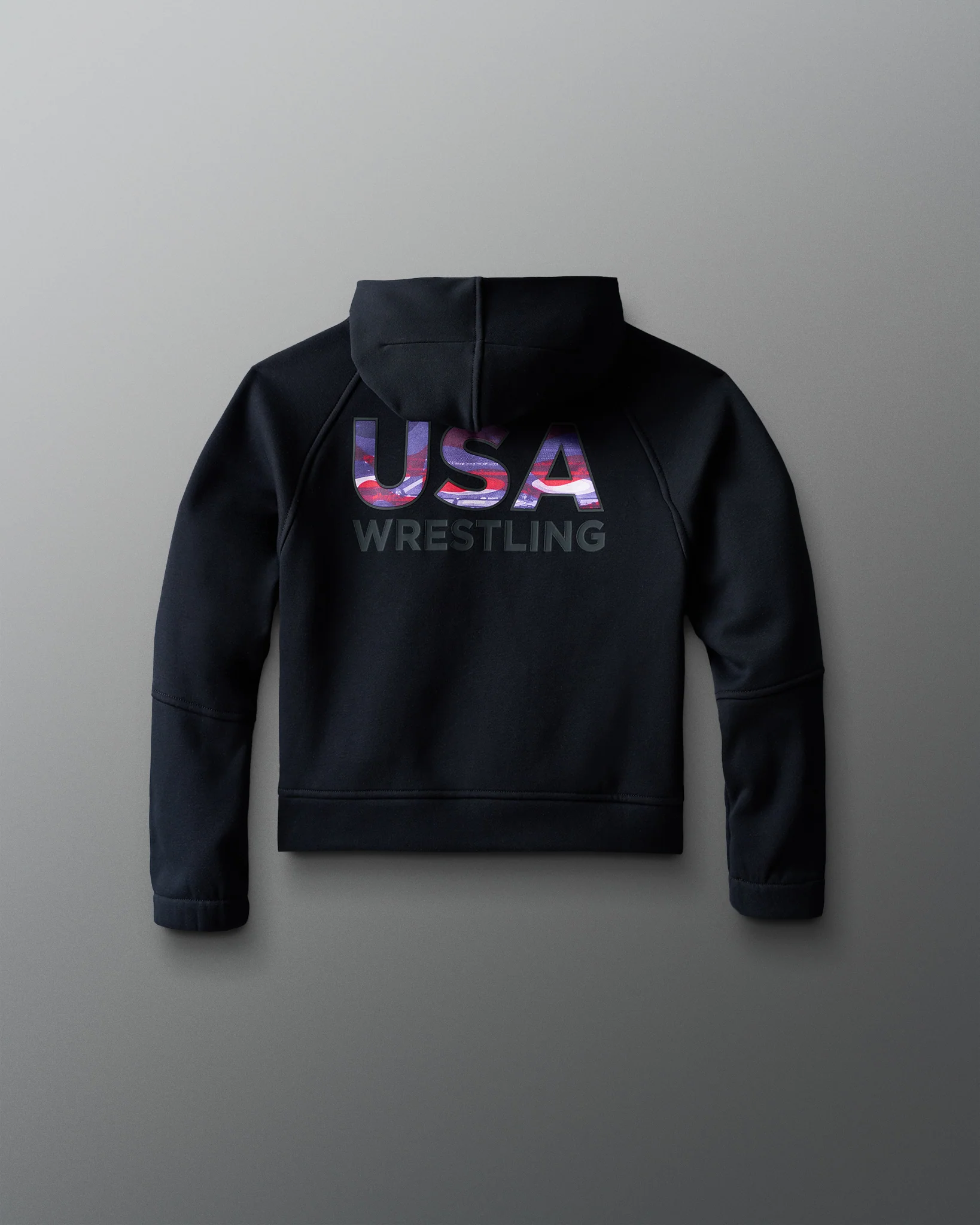 USA Wrestling Boxy Tech Fleece Girl's Hoodie - Image 6