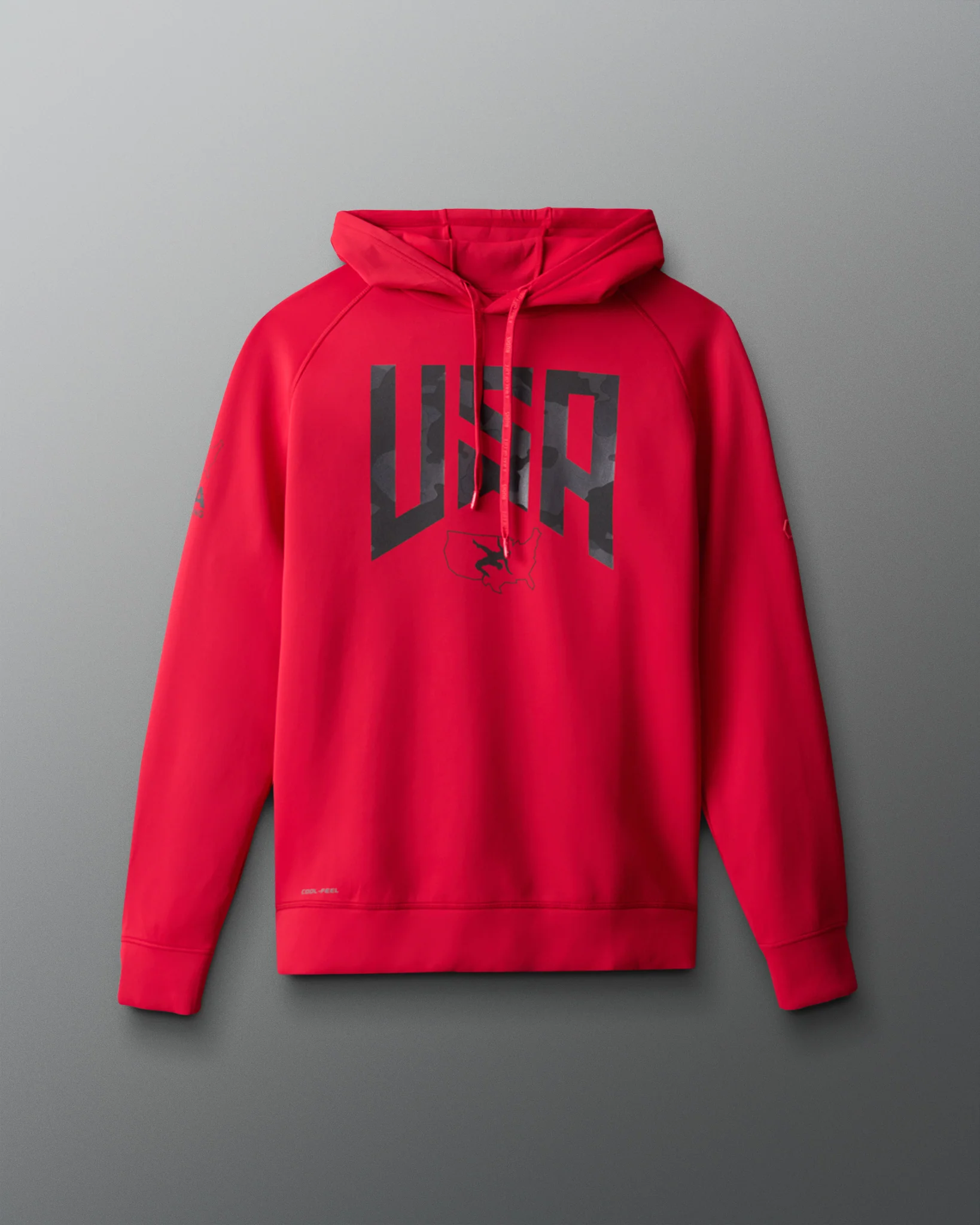 USA Wrestling Camo Cool-Feel Hoodie - Image 2