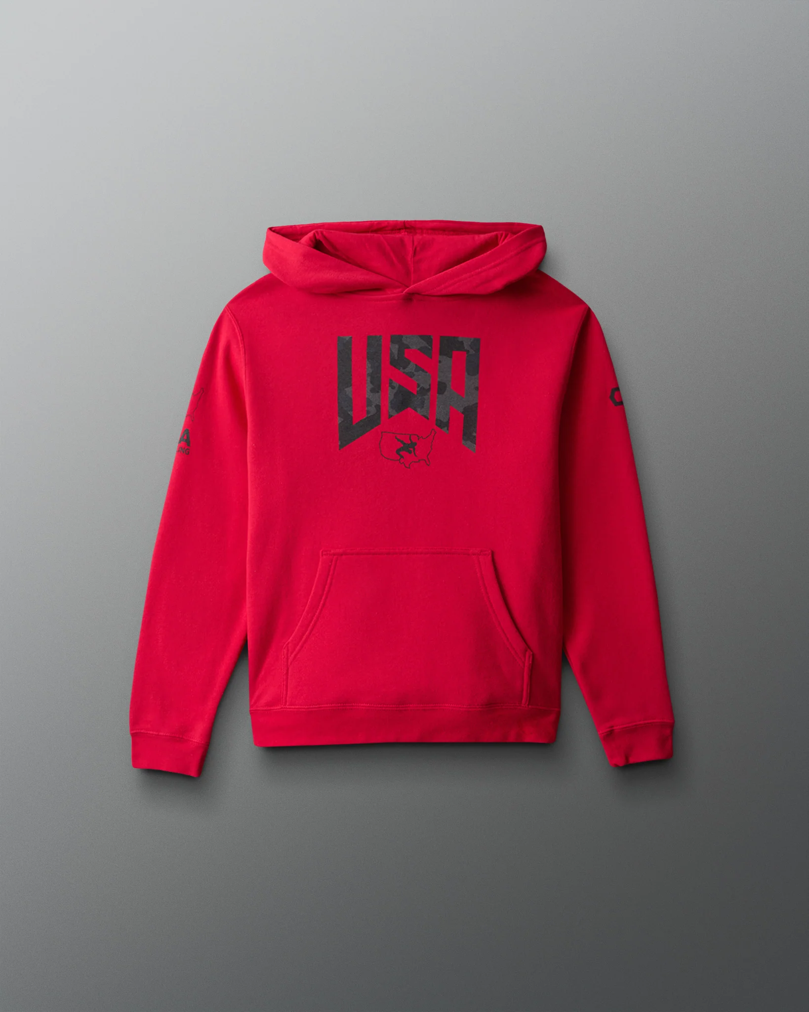 USA Wrestling Camo Youth Tradition Hoodie - Image 3