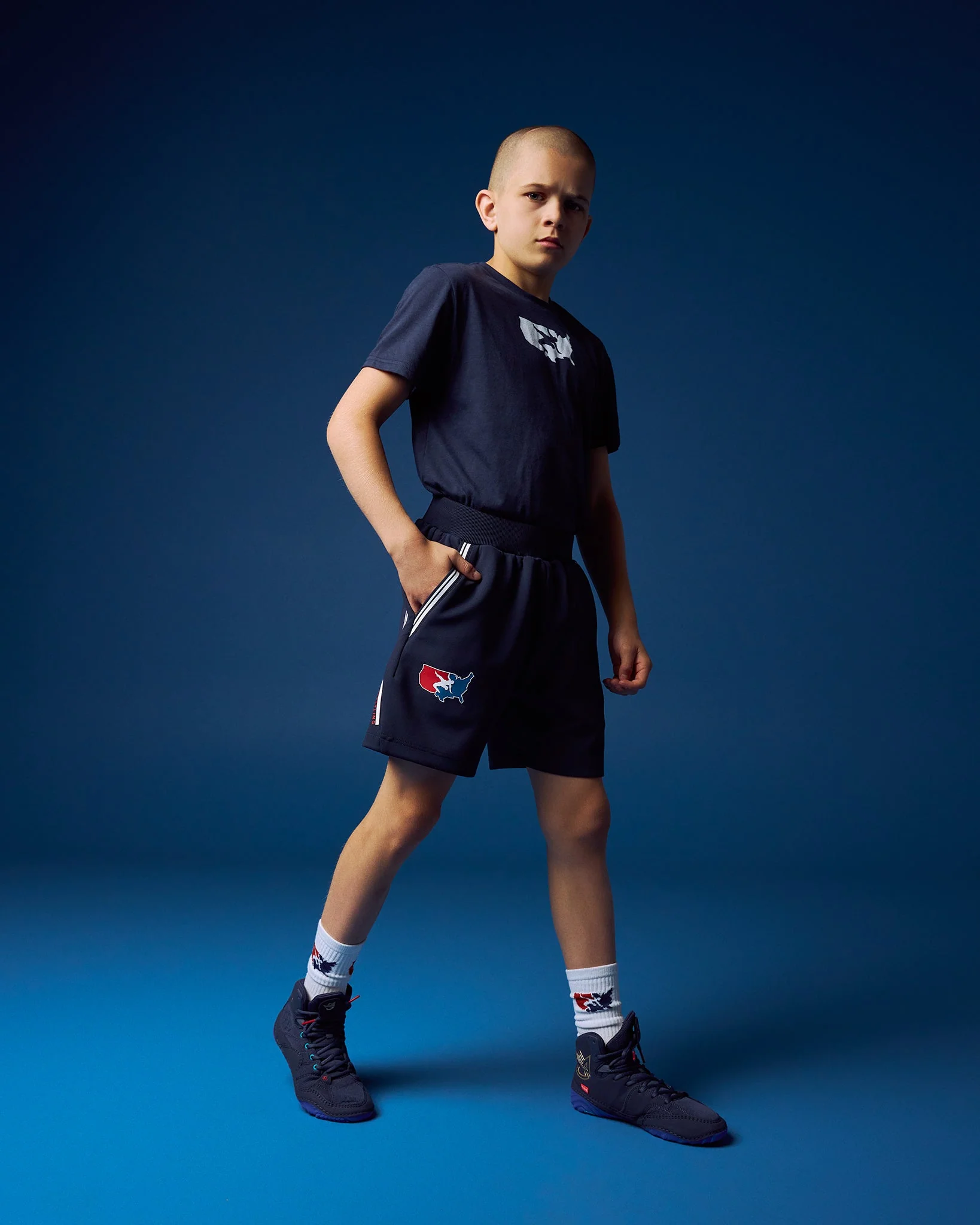 USA Wrestling Chronicle 5" Youth Elite Shorts - Image 3