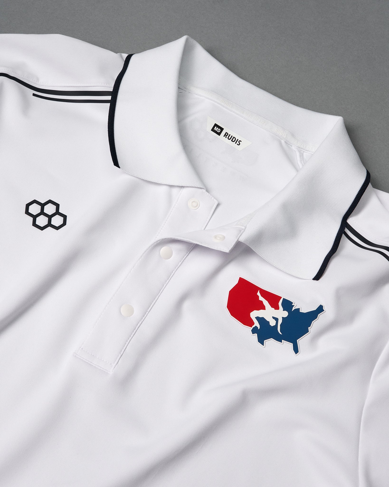 USA Wrestling Chronicle Elite Snap Polo - Image 11