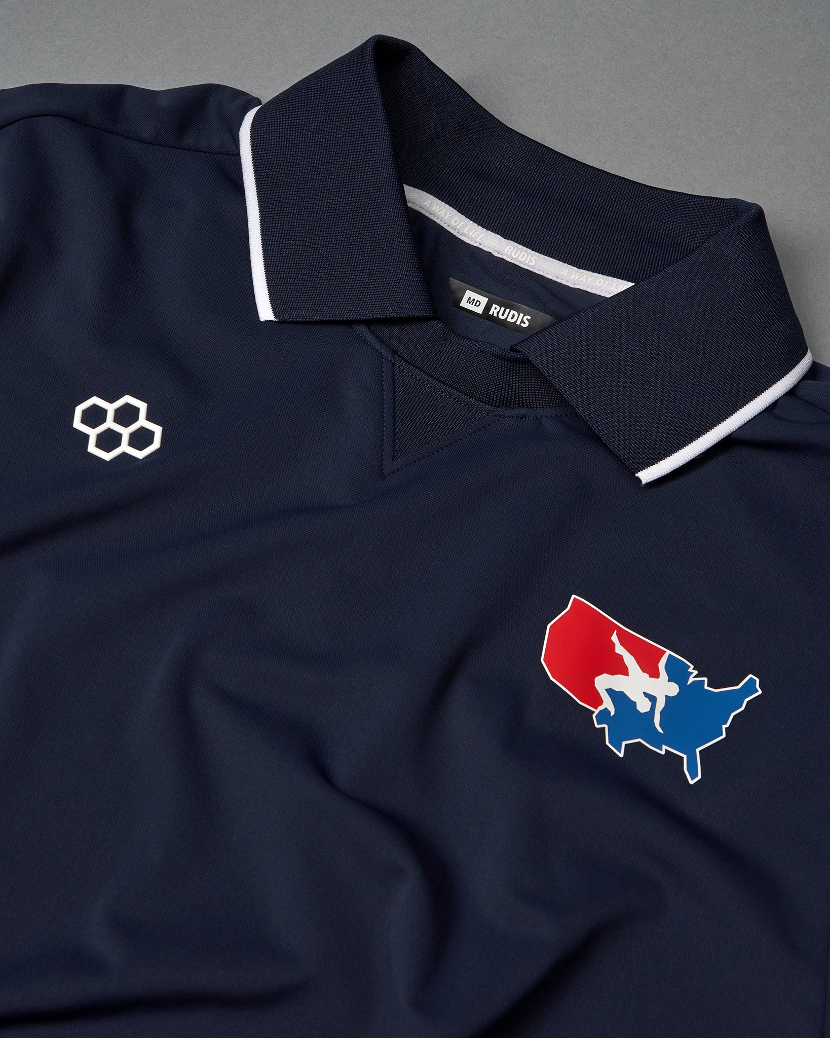 USA Wrestling Chronicle Youth Elite Athletic Polo - Image 5