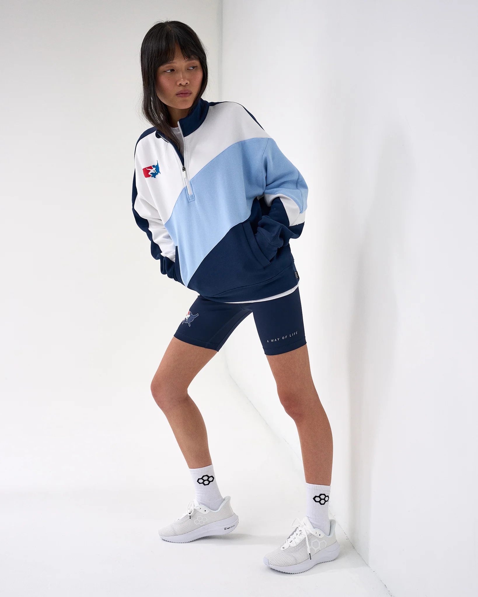 USA Wrestling Colorblock 1/4 Zip - Image 11