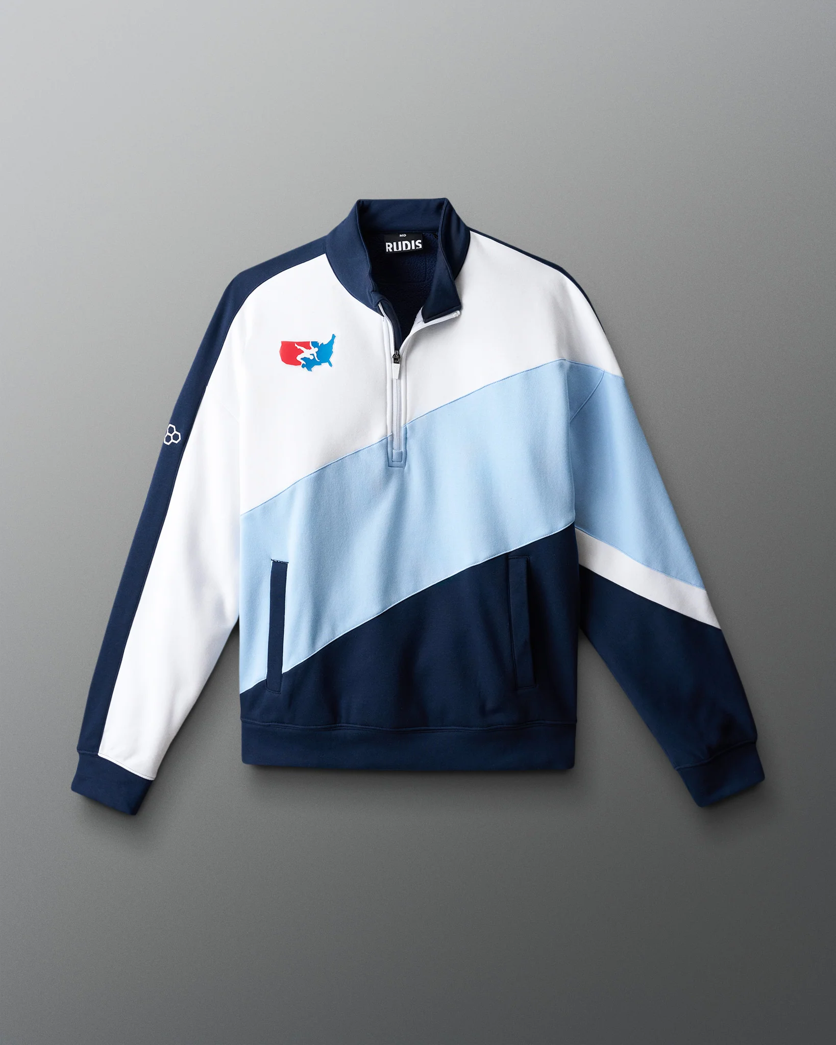 USA Wrestling Colorblock 1/4 Zip - Image 12