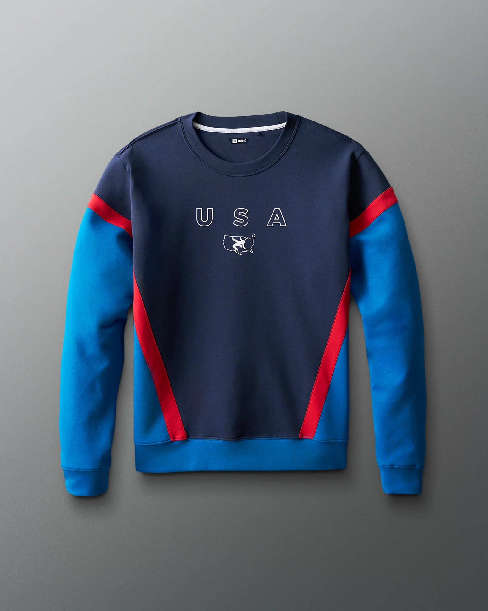 USA Wrestling Colorblock Crewneck - Image 9
