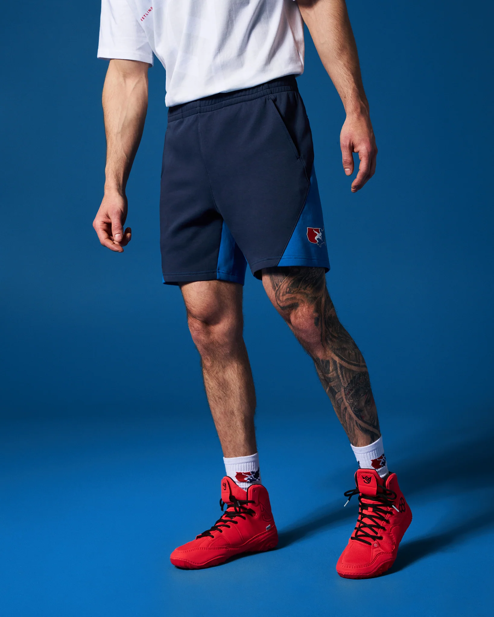 USA Wrestling Colorblock 5" Shorts - Image 7