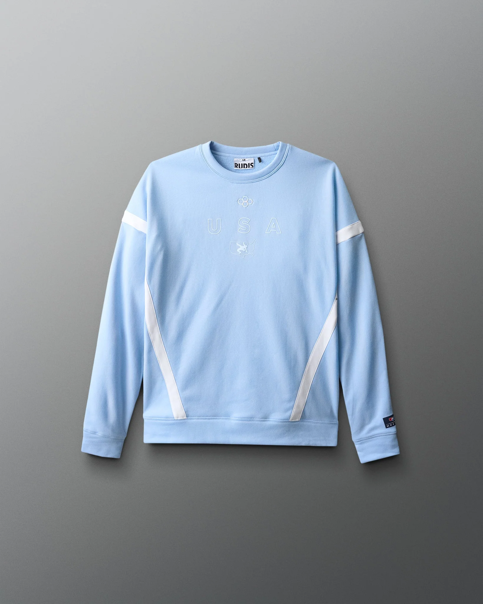 USA Wrestling Youth Colorblock Crewneck - Image 15