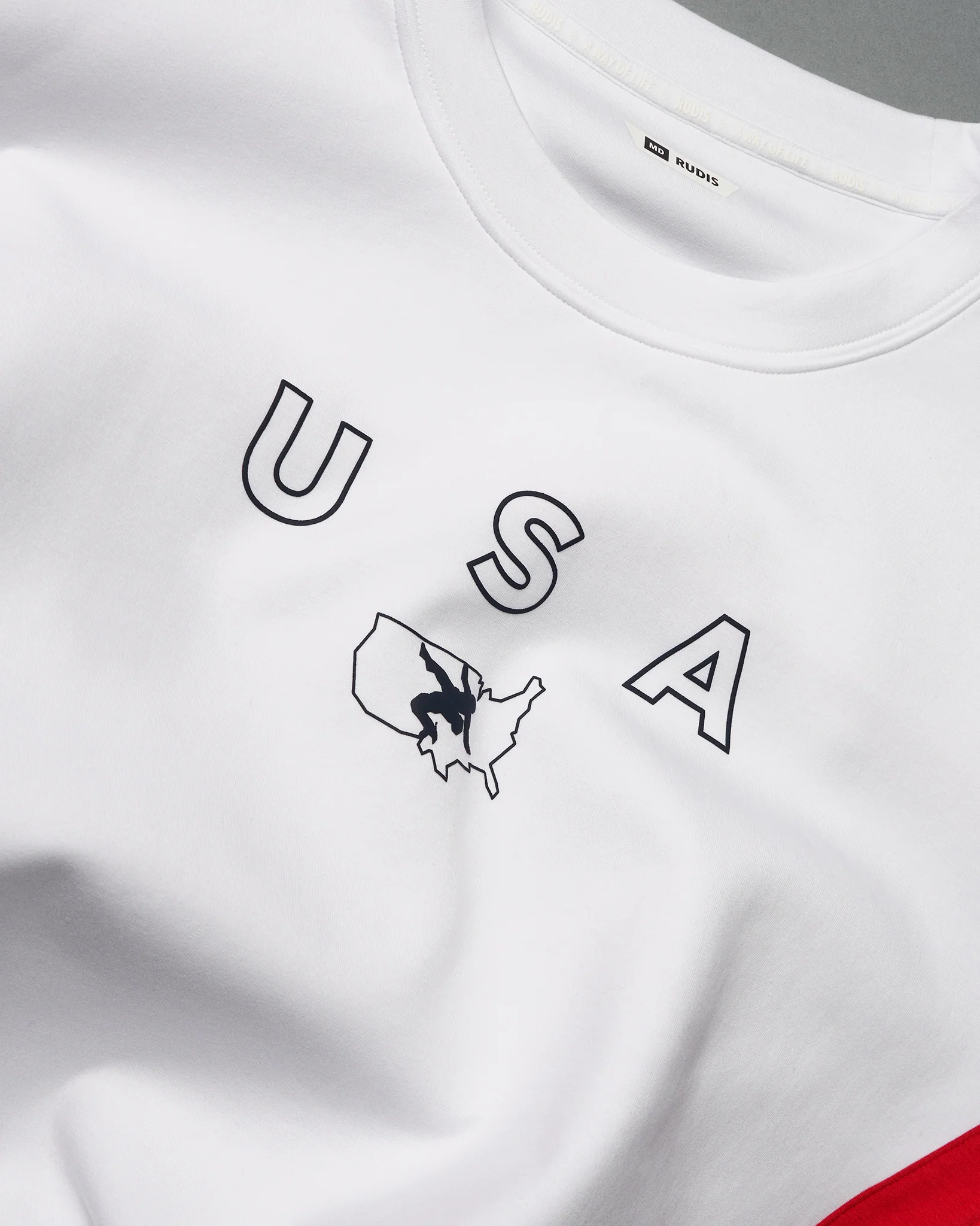 USA Wrestling Youth Colorblock Crewneck - Image 5