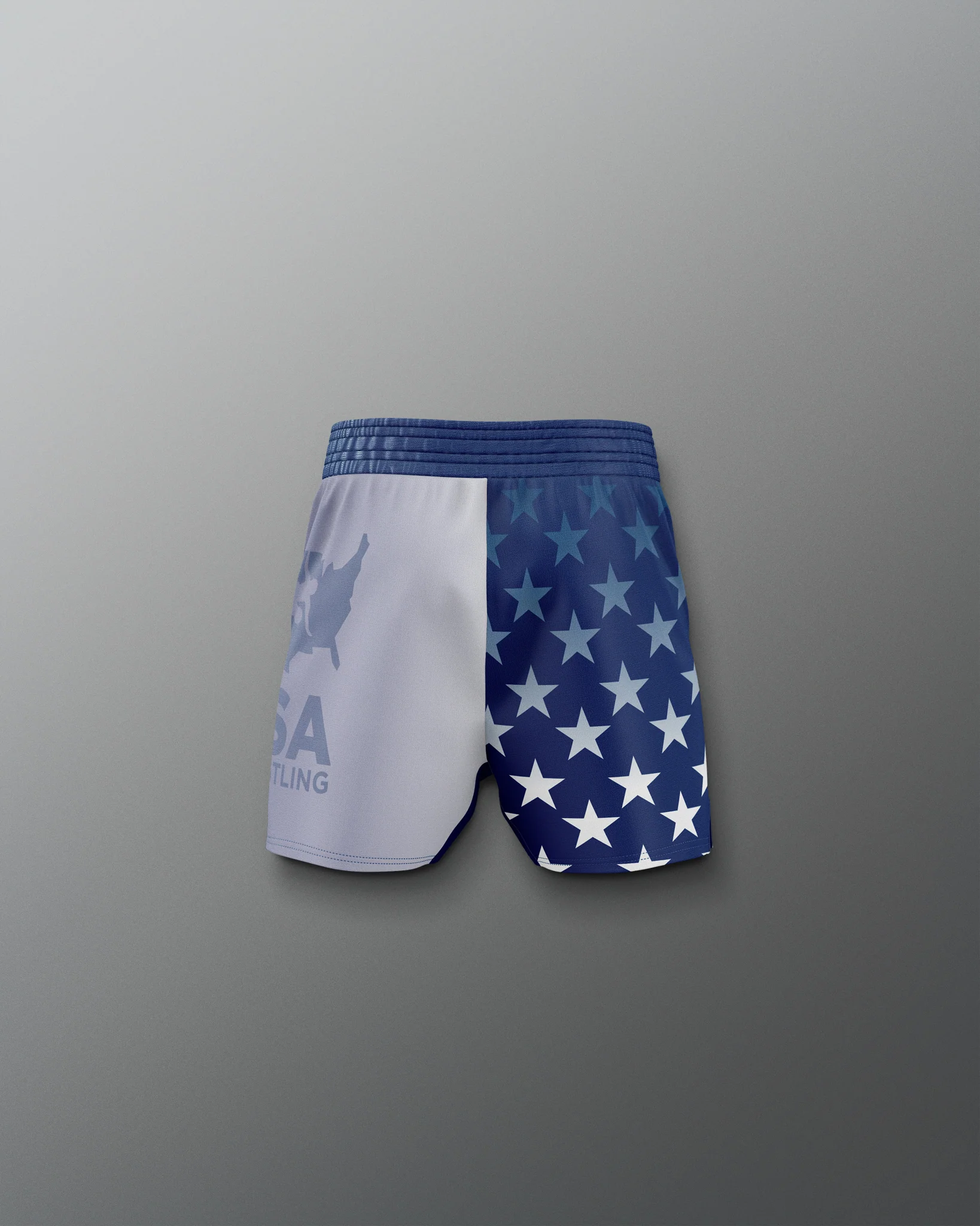 USA Wrestling Flag Youth Sublimated Shorts - Image 2