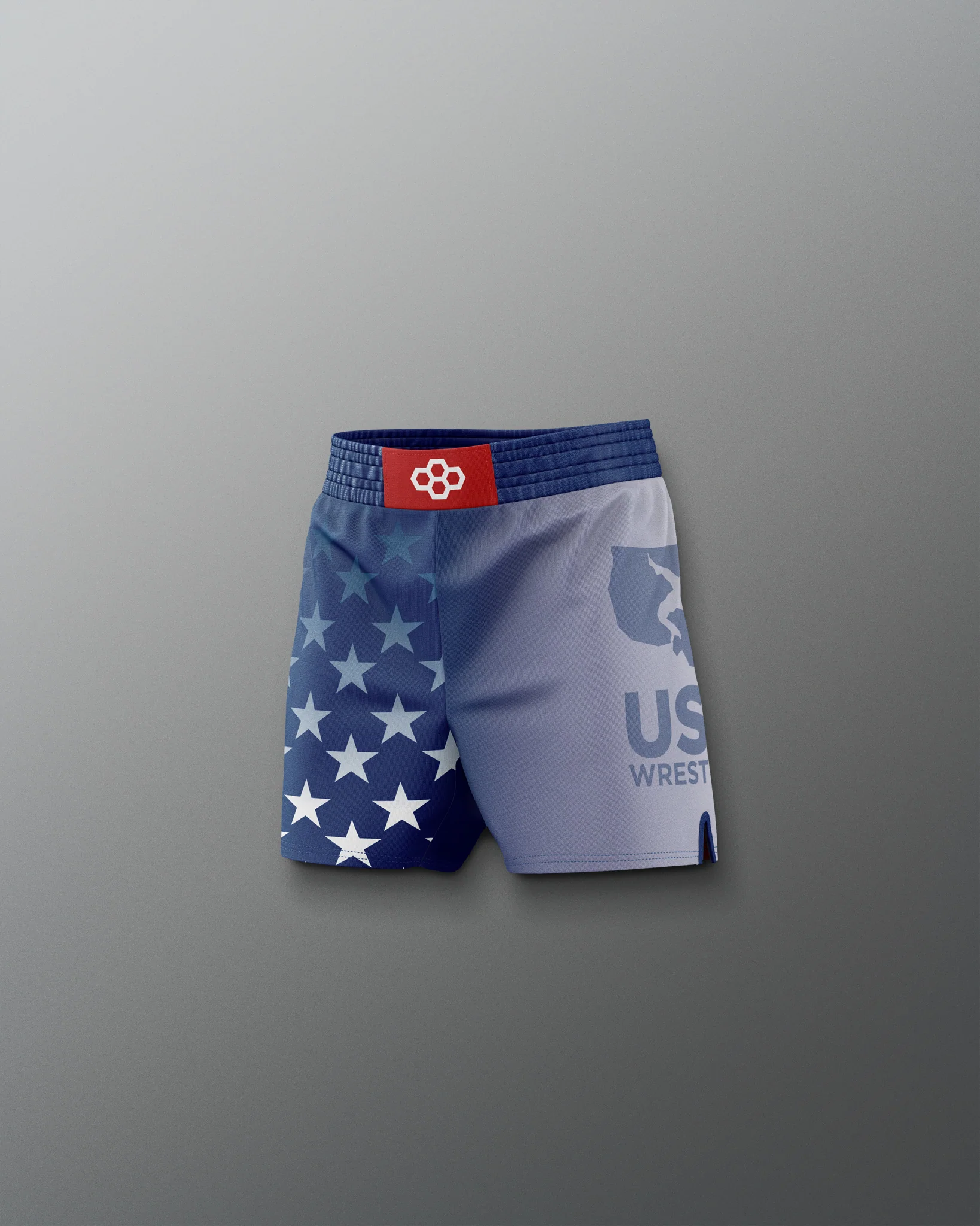 USA Wrestling Flag Youth Sublimated Shorts - Image 5