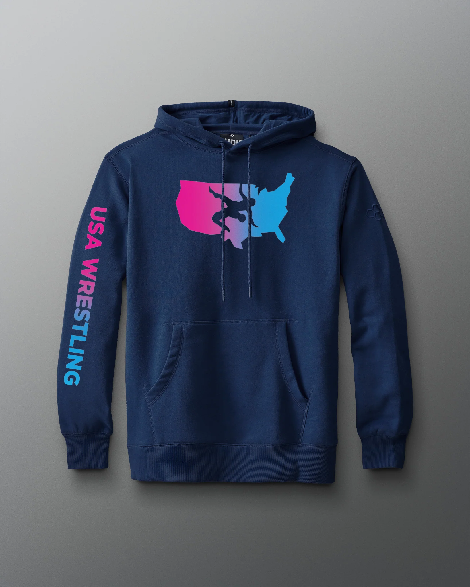 USA Wrestling Gradient Comfort Fleece Hoodie - Image 2