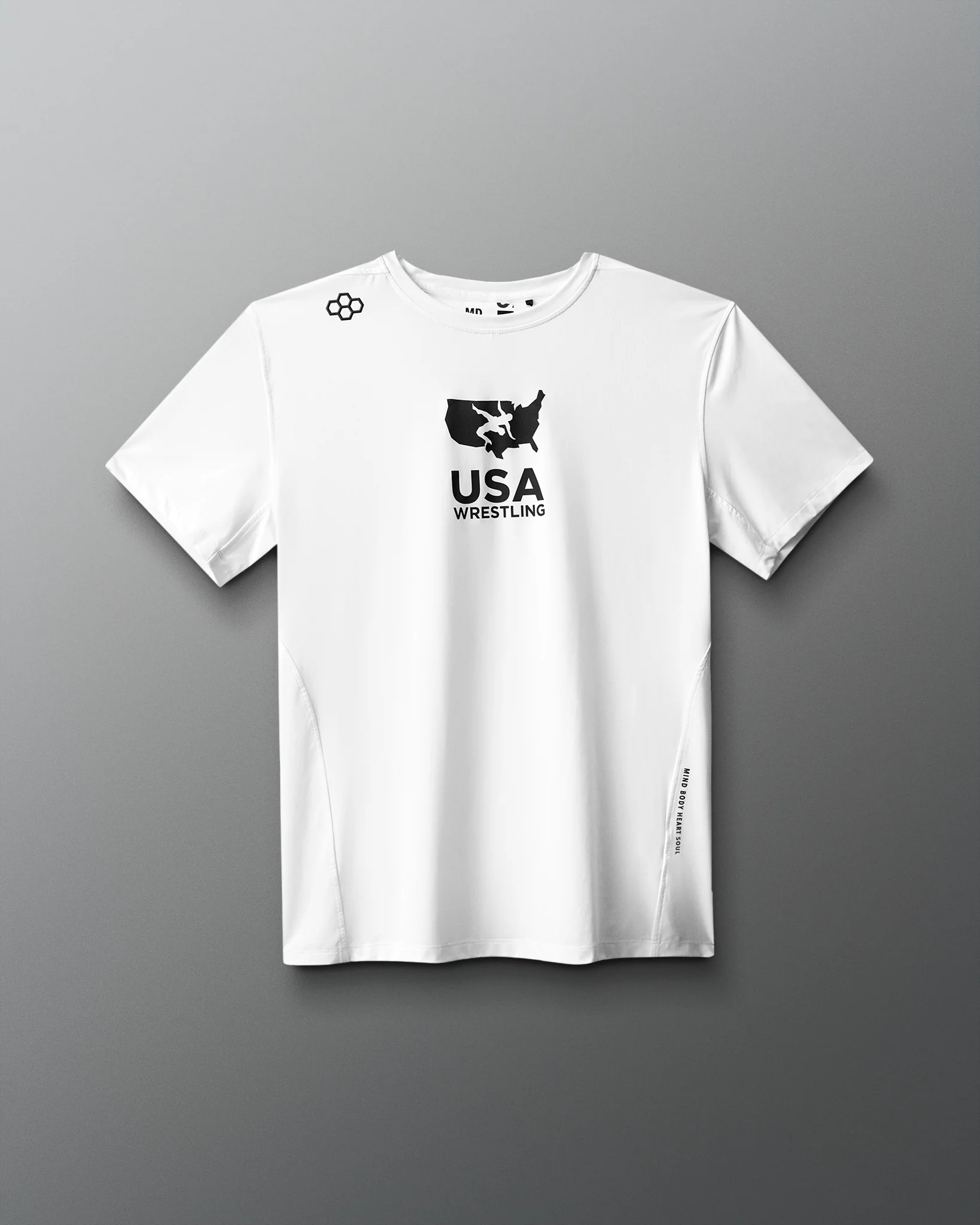 USA Wrestling Legacy Performance Heather T-Shirt - Image 5