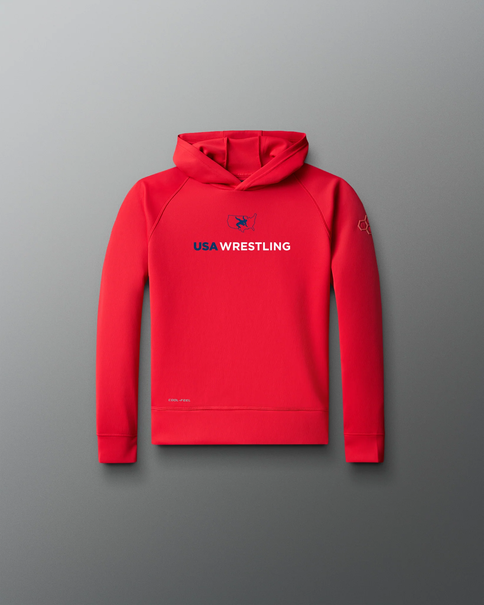 USA Wrestling Logo COOL-FEEL Youth Hoodie