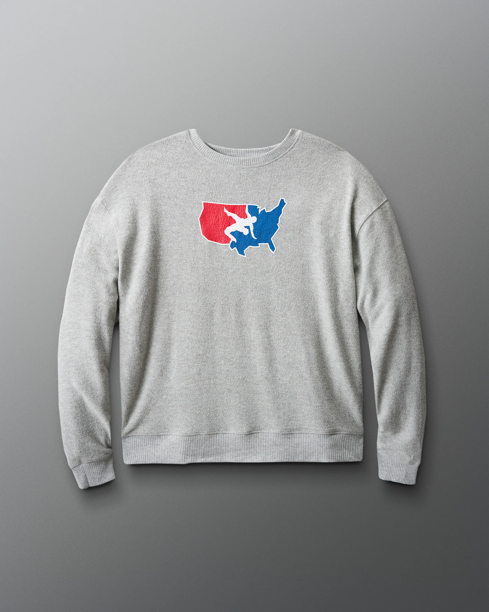 USA Wrestling Logo Hacci Crewneck - Image 5