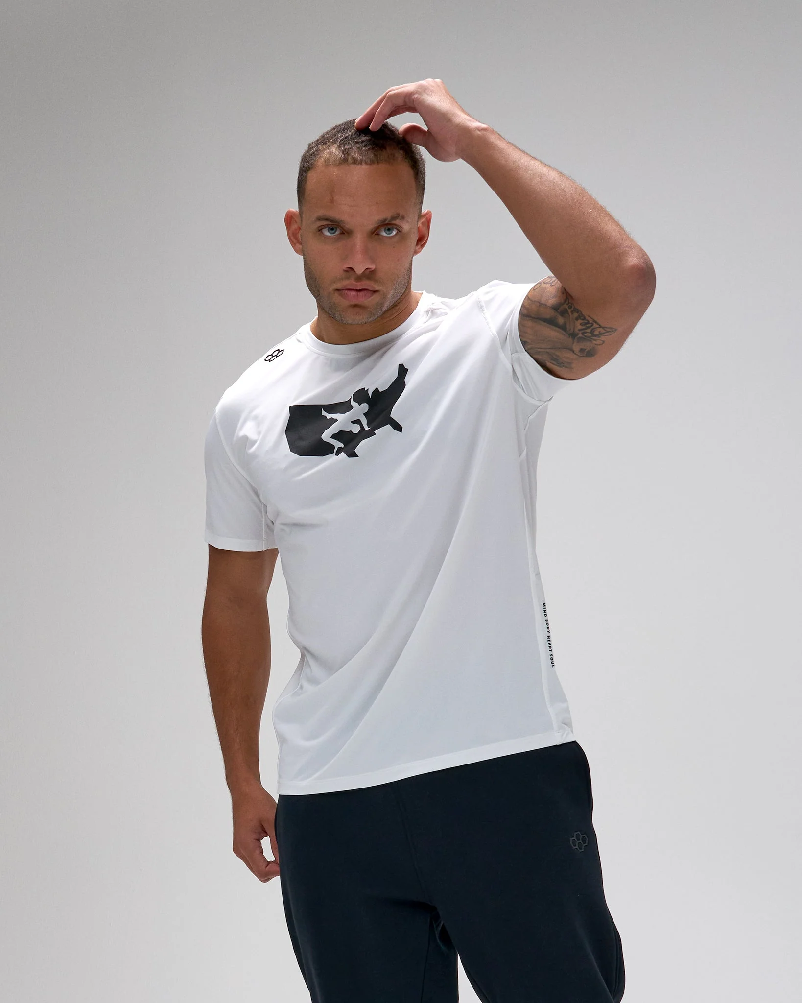 USA Wrestling Logo Performance Heather T-Shirt