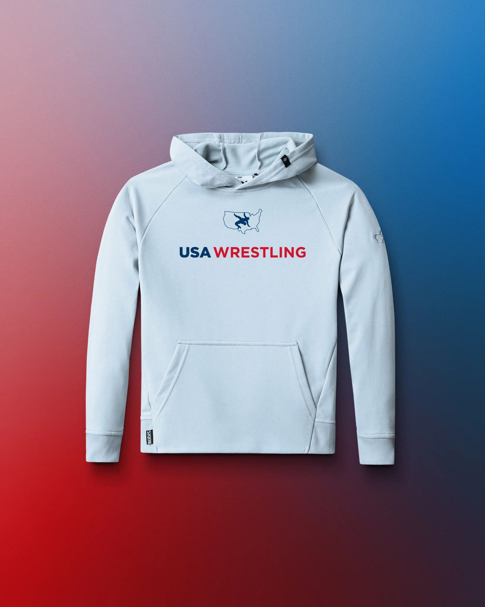 USA Wrestling Logo Youth Elite Terry Hoodie - Image 4