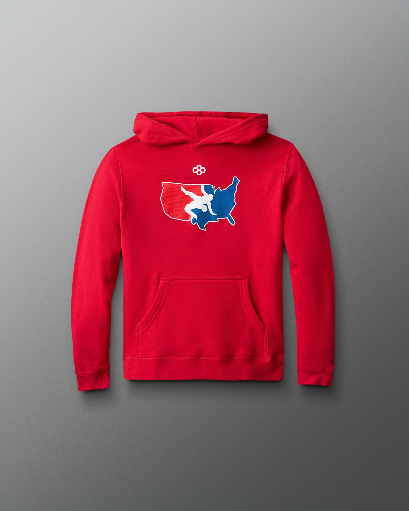 USA Wrestling Logo Youth Tradition Hoodie - Image 7