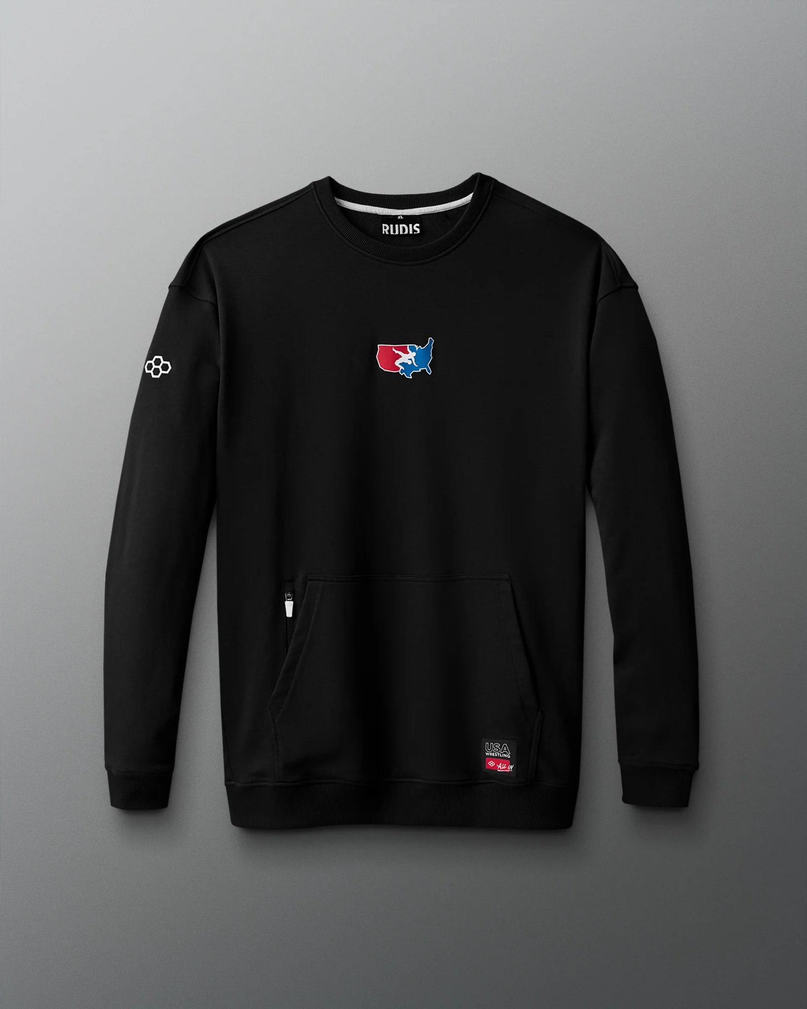 USA Wrestling Luxe Terry Crewneck - Image 4