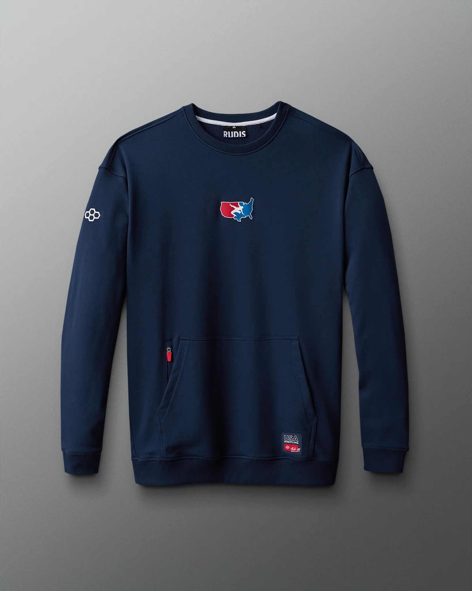 USA Wrestling Luxe Terry Crewneck - Image 5