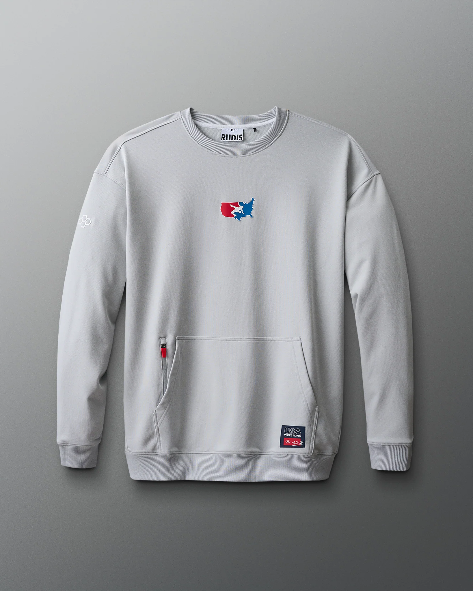 USA Wrestling Luxe Terry Crewneck - Image 7