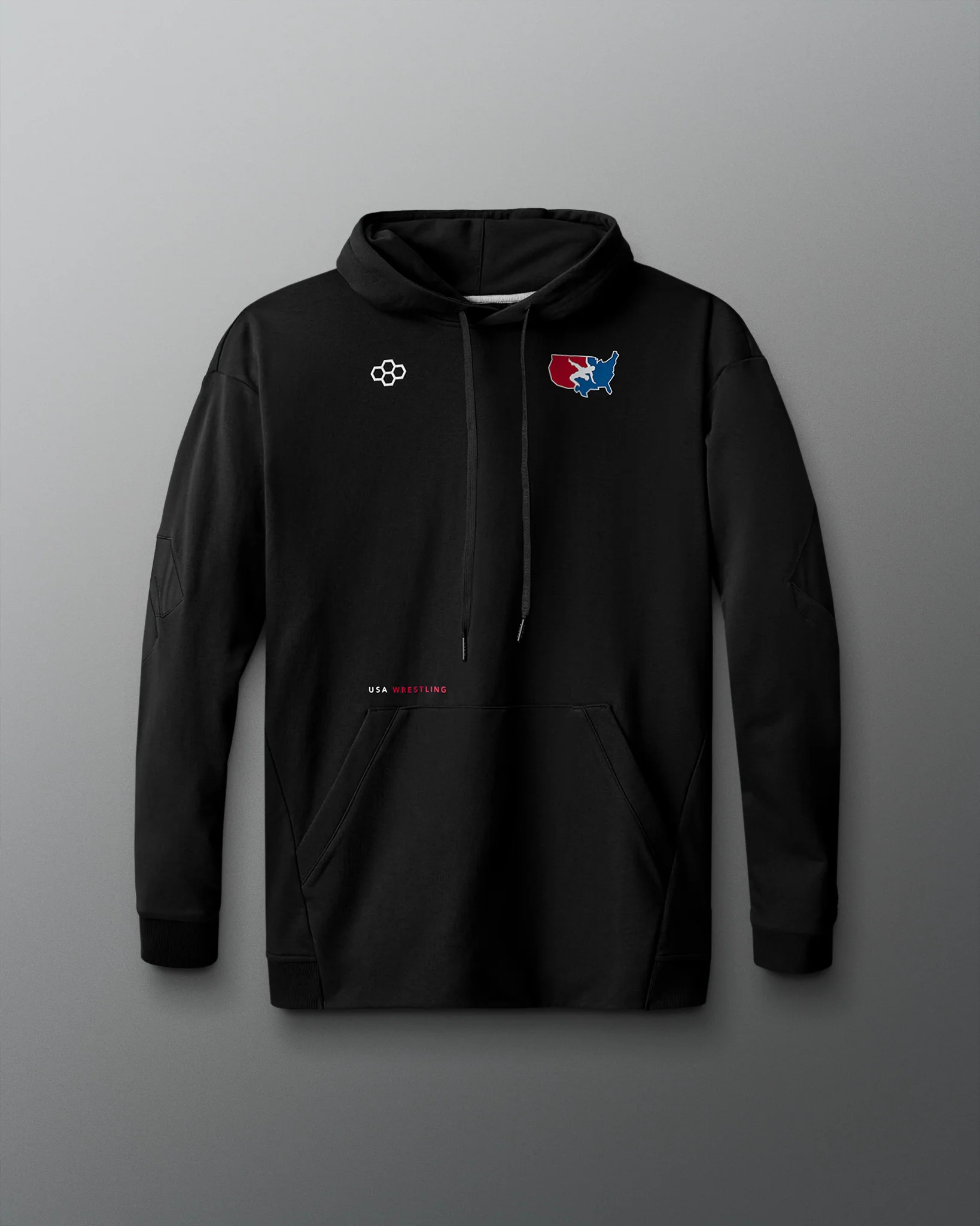 USA Wrestling Luxe Terry Hoodie - Image 2