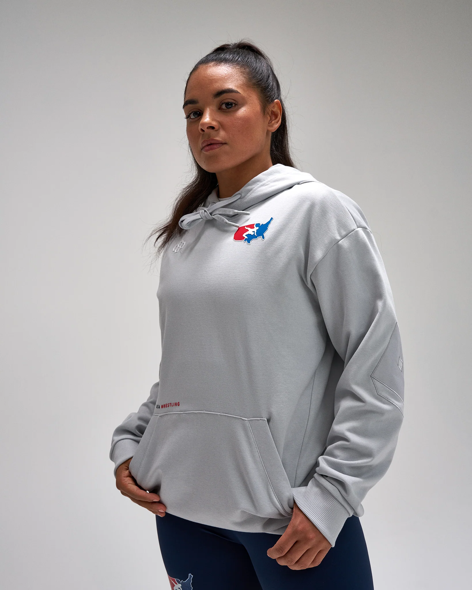 USA Wrestling Luxe Terry Hoodie - Image 3