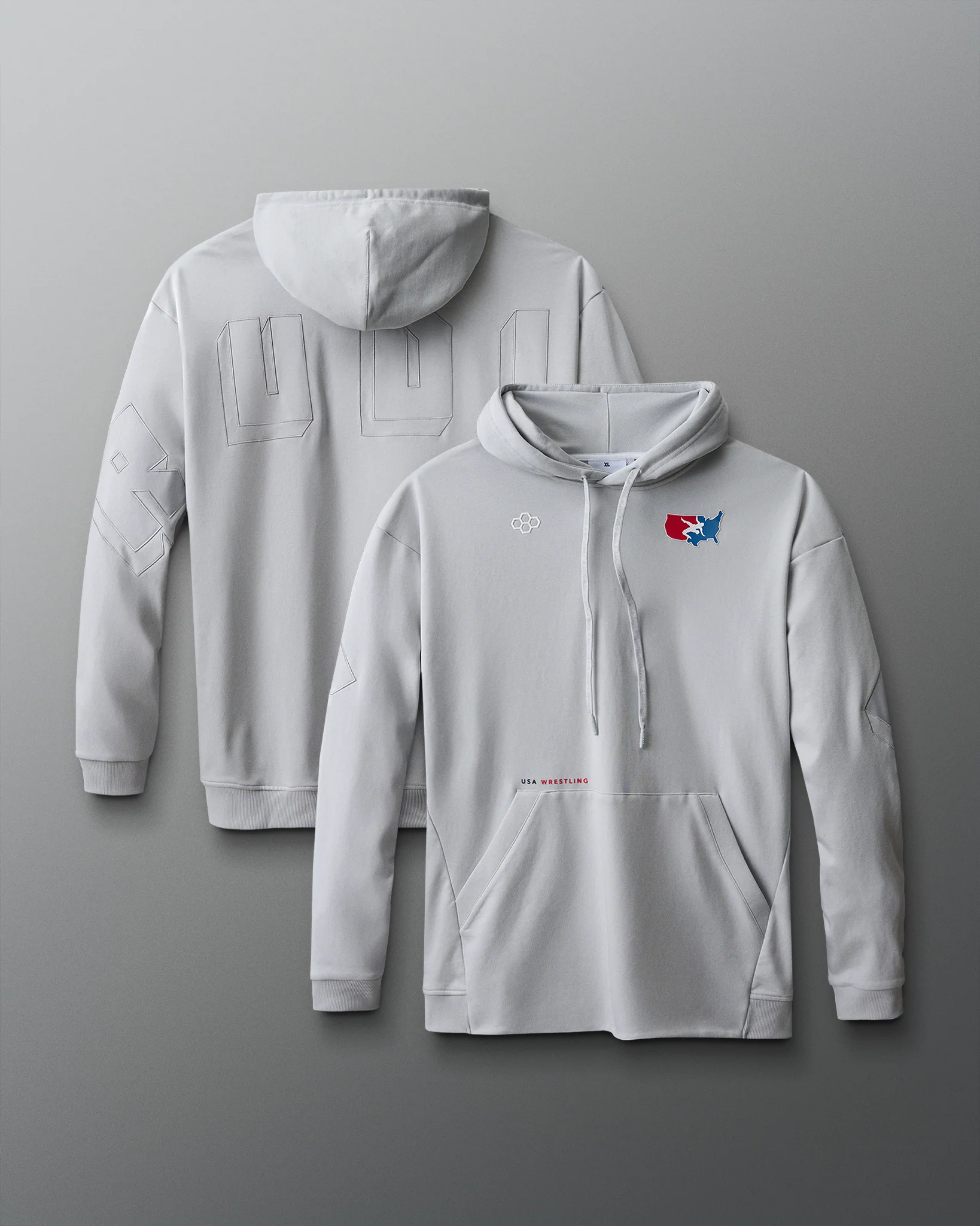 USA Wrestling Luxe Terry Hoodie - Image 4