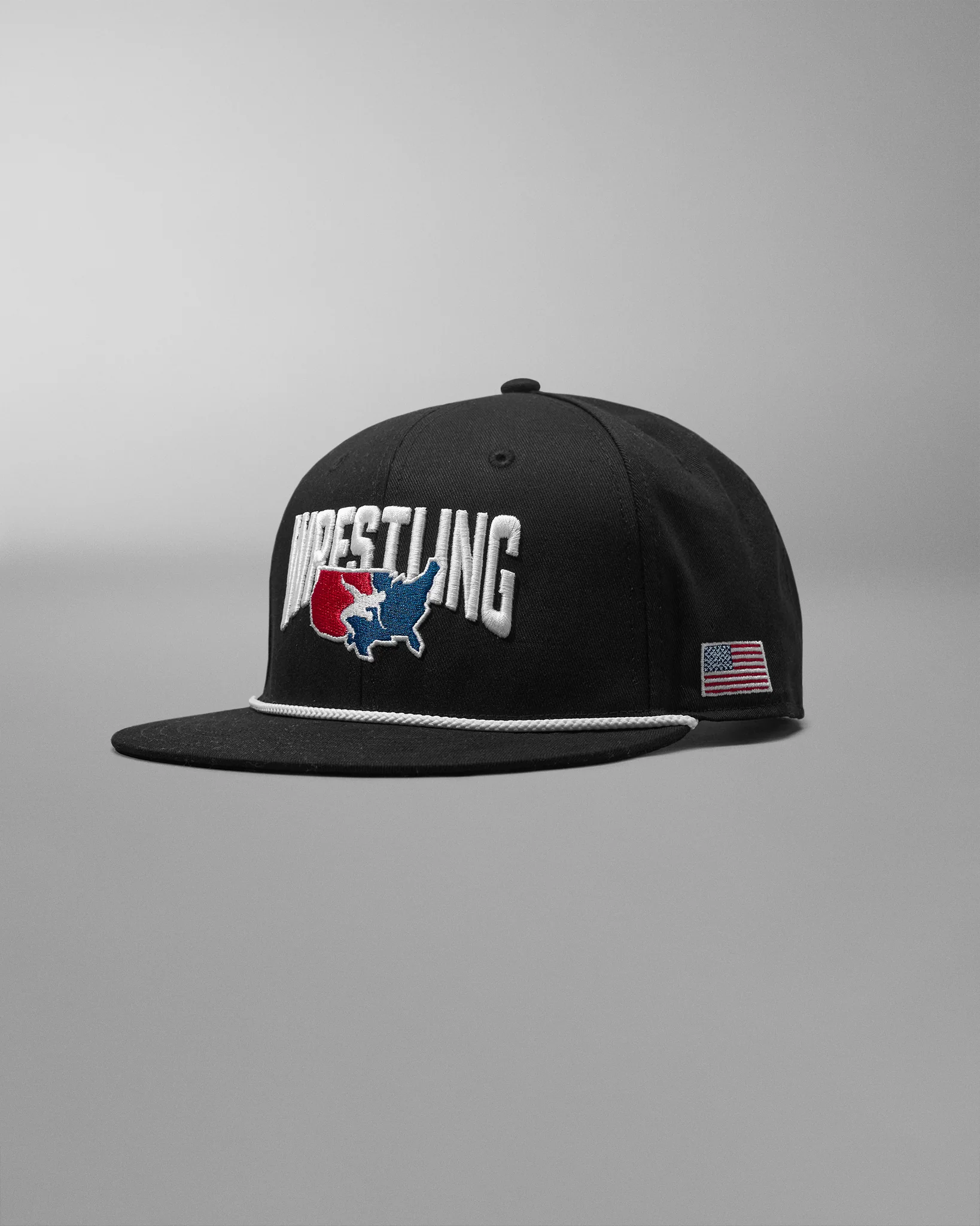 USA Wrestling Map Nelson Snapback Hat - Image 4