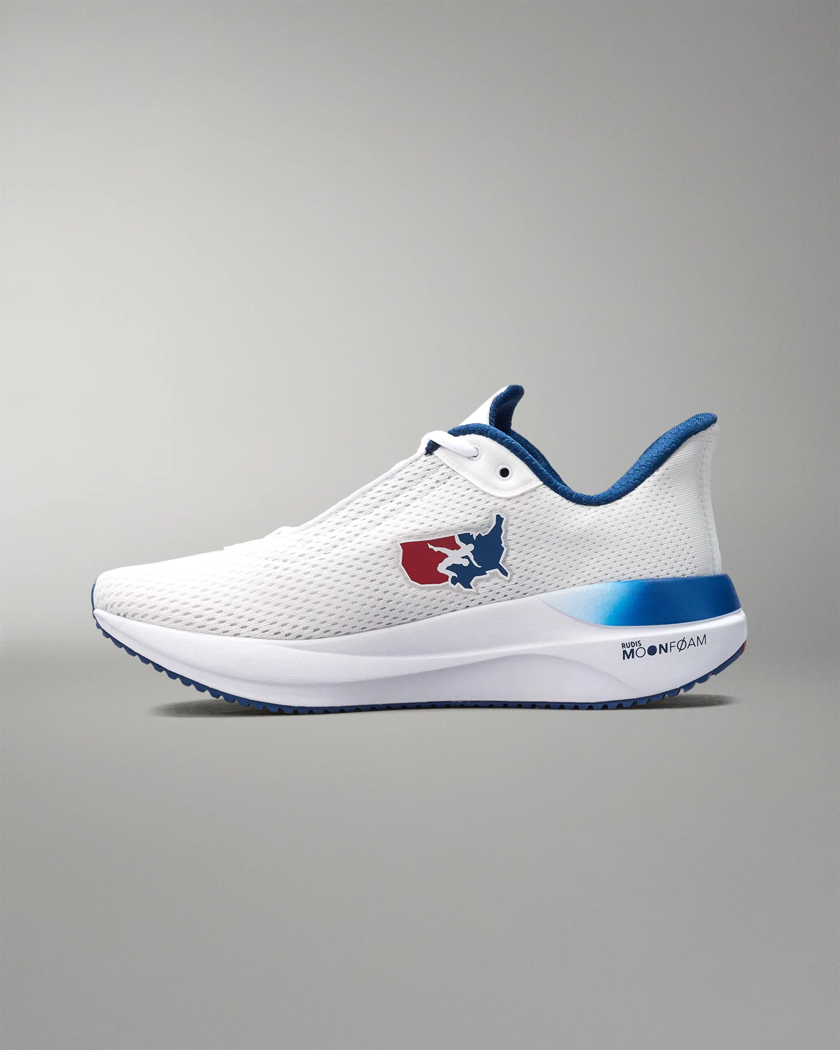 USA Wrestling Quest Adult Lifestyle Runner - USA White - Image 4