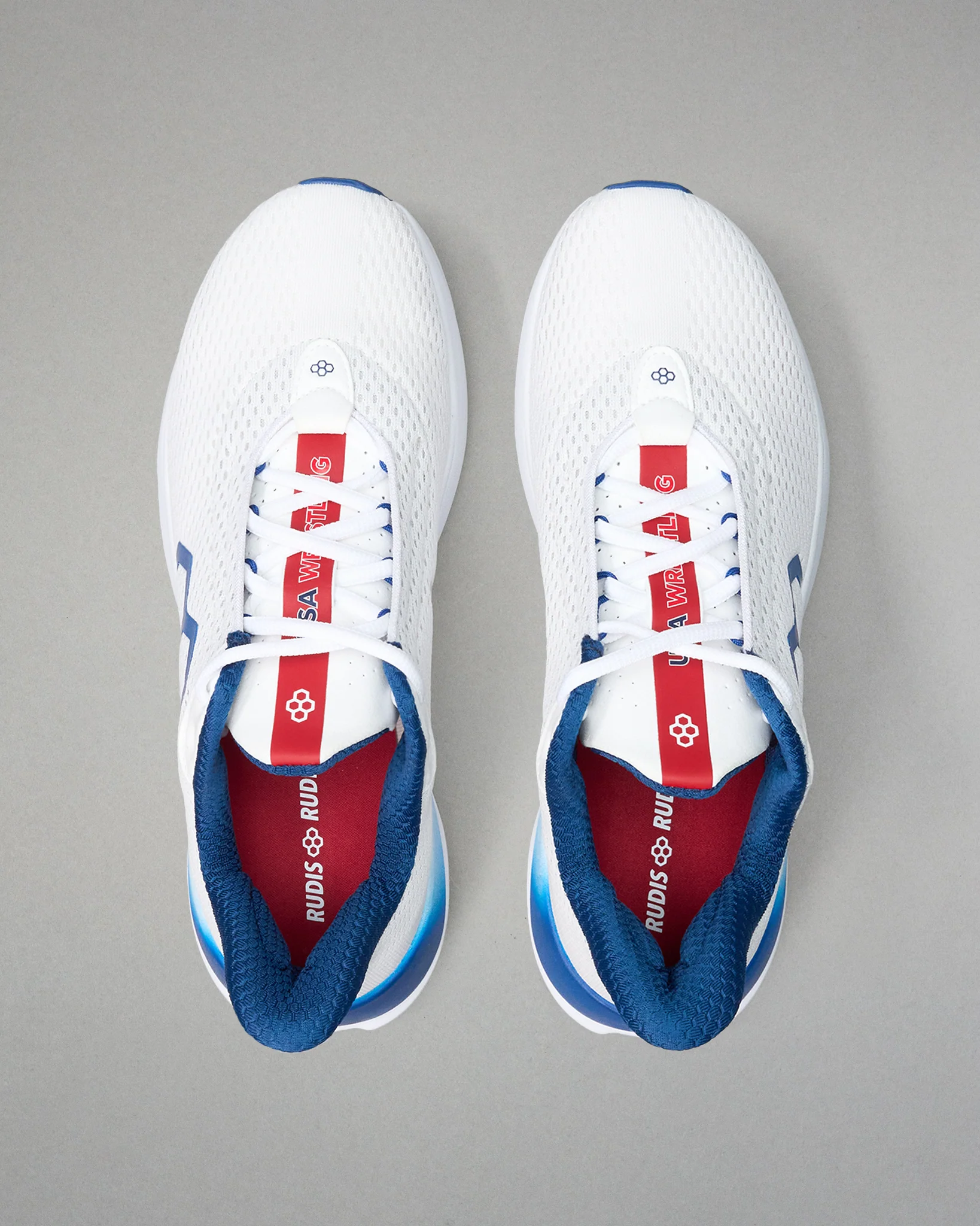 USA Wrestling Quest Adult Lifestyle Runner - USA White - Image 7