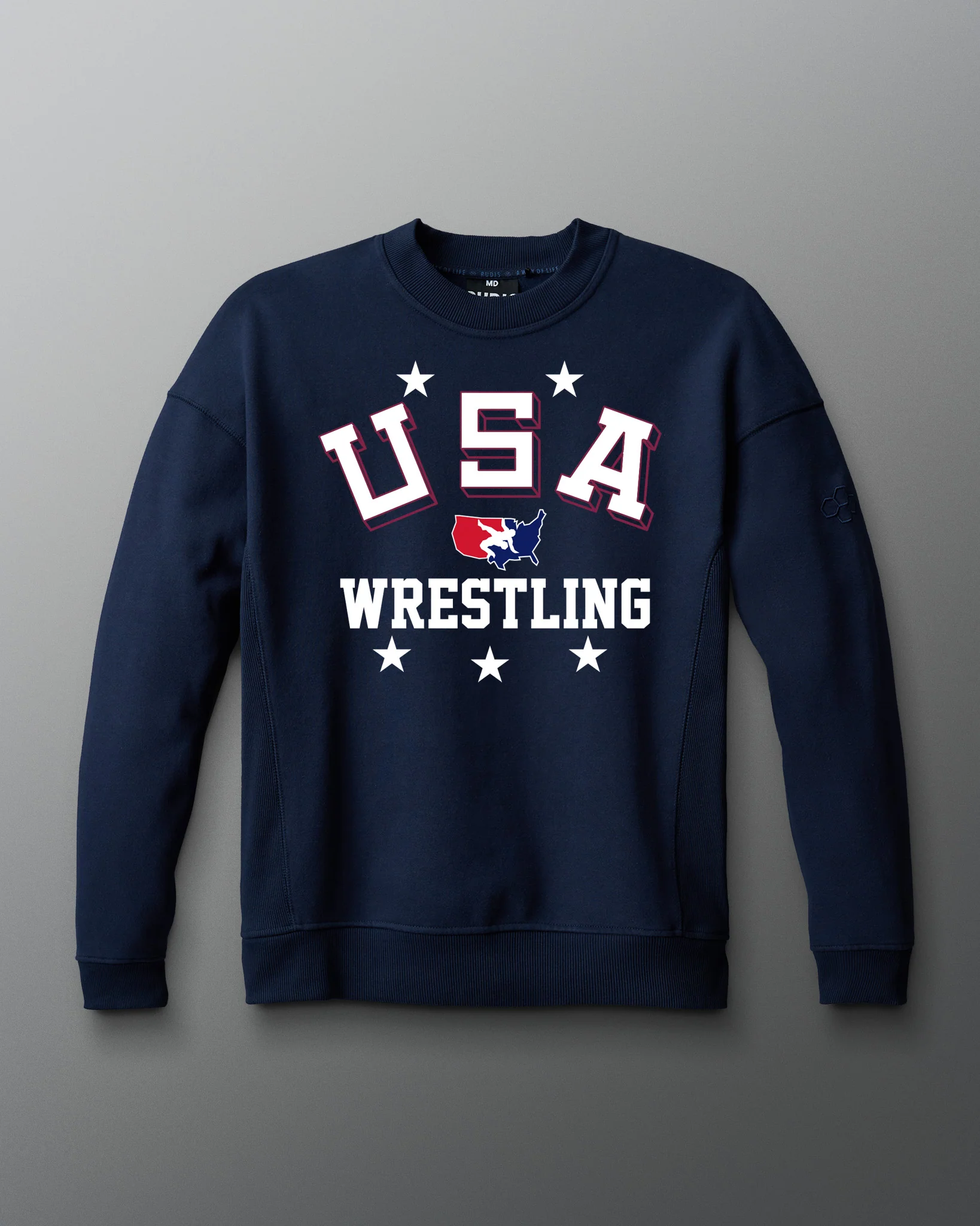 USA Wrestling Retro Titan Heavyweight Crewneck - Image 6