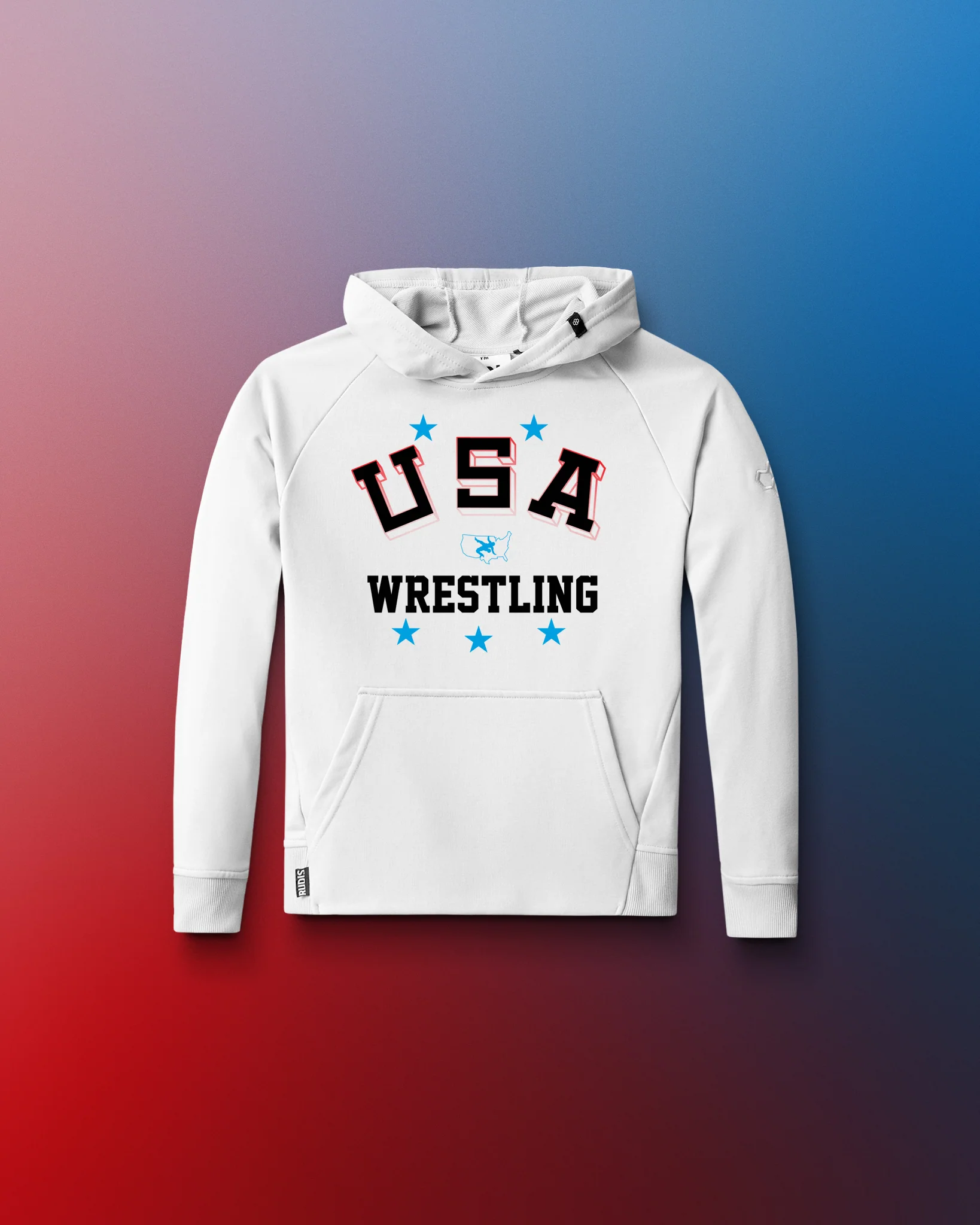 USA Wrestling Retro Youth Elite Terry Hoodie - Image 3