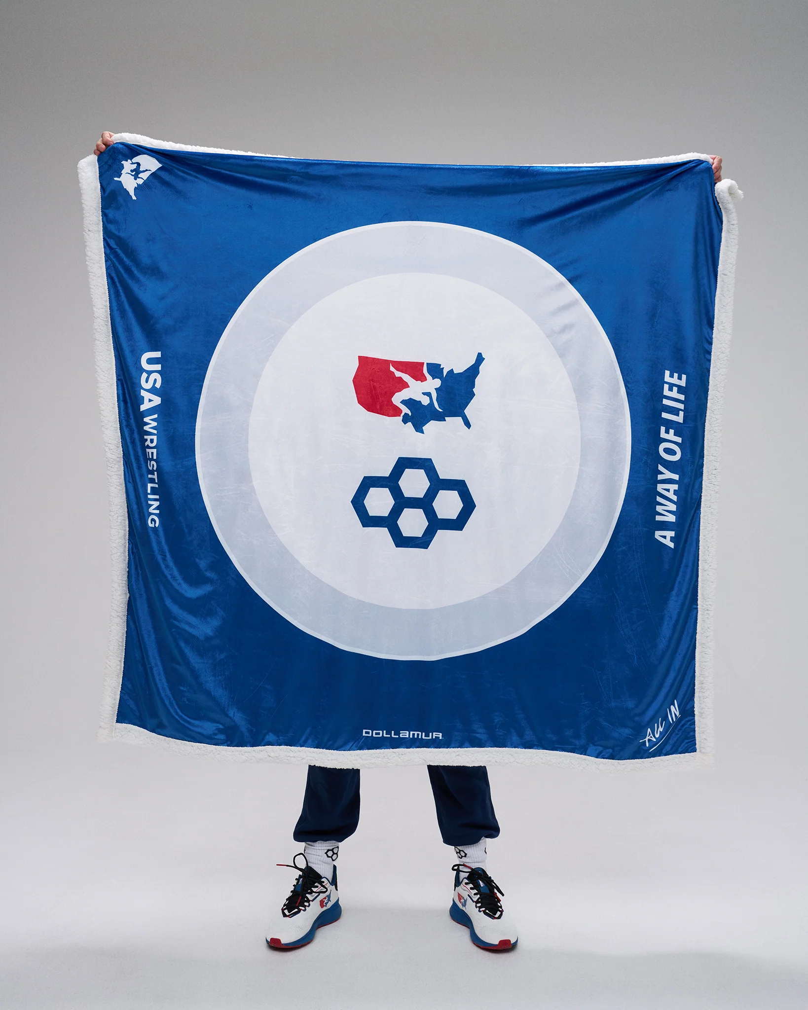 USA Wrestling Sherpa Blanket