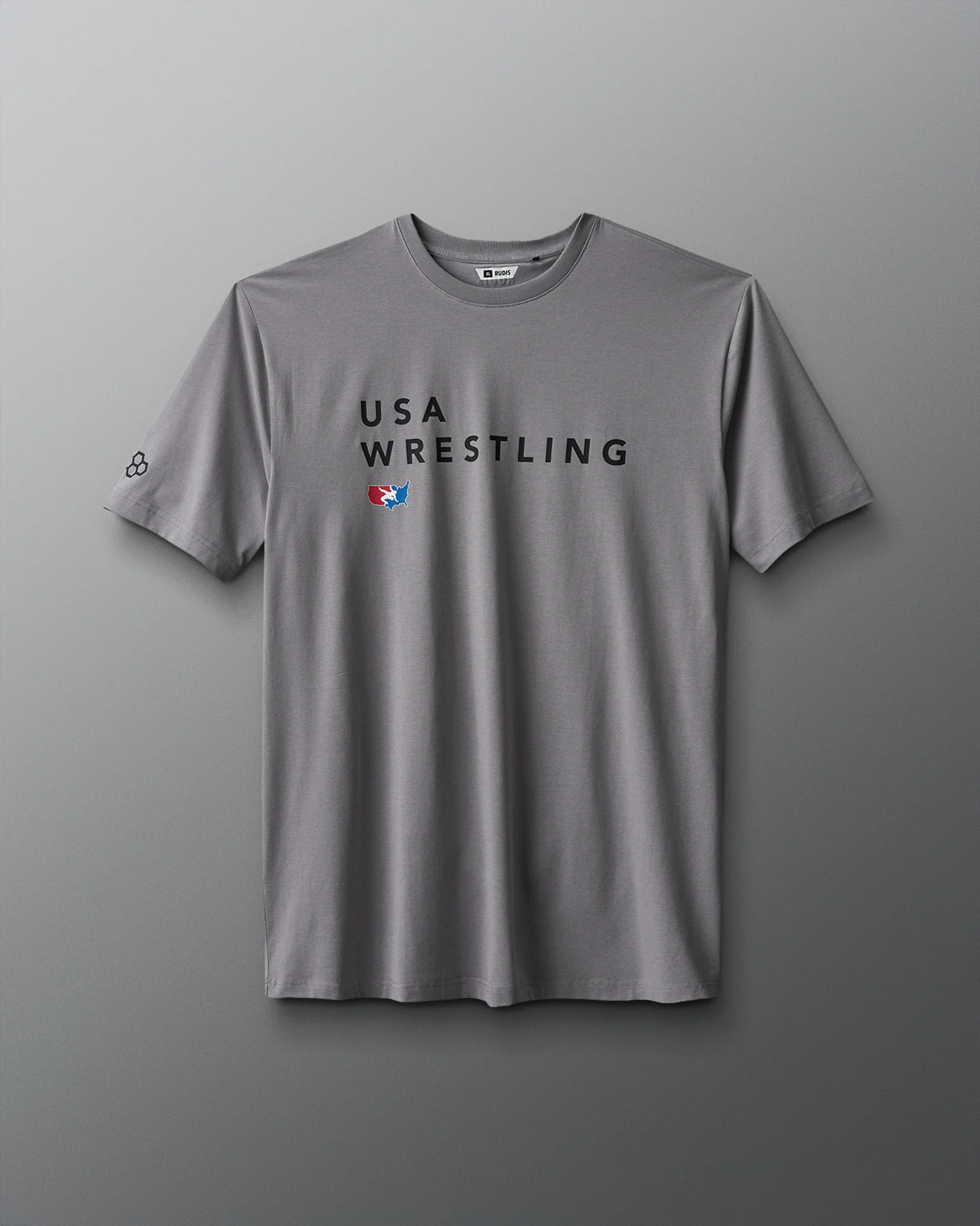 USA Wrestling Stacked Hybrid T-Shirt - Image 4