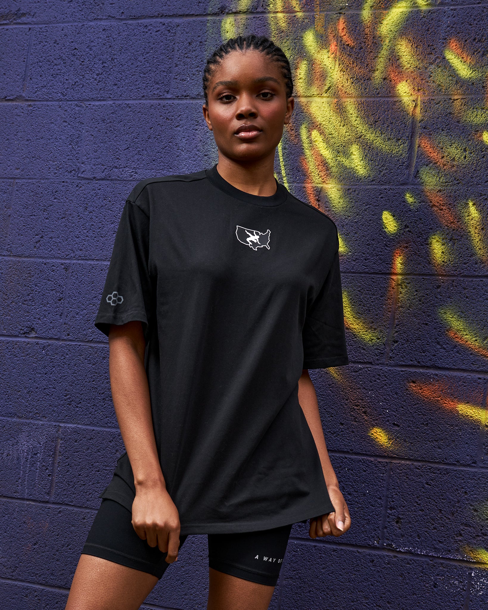 USA Wrestling Tactical Drop Shoulder T-Shirt - Image 3